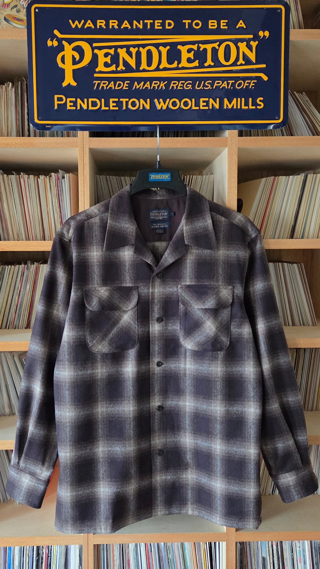 Pendleton Fall 2025 Wool Board Shirt Brown Mix Ombre 1957 Throwback