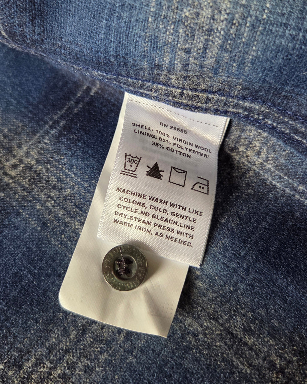 Pendleton Fall 2025 Wool Board Shirt Navy Ombre 2000 Throwback