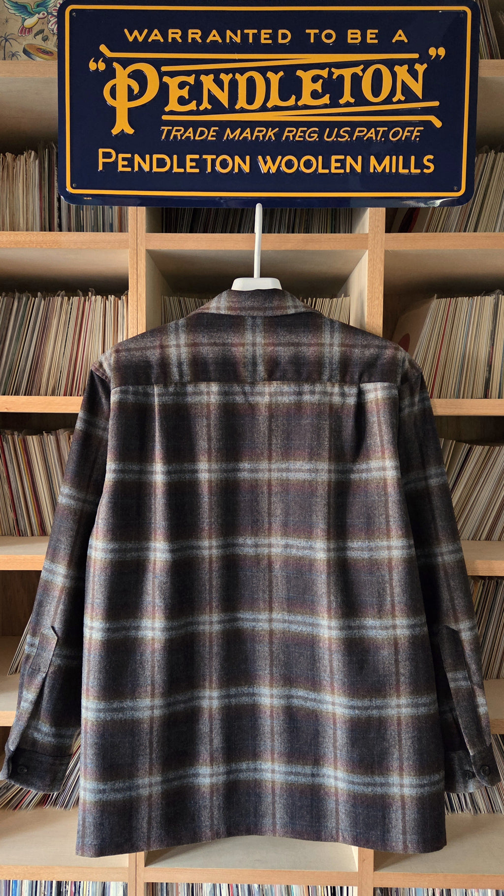 Pendleton Fall 2025 Wool Board Shirt Grey Mix Multi Ombre 1991 Throwback