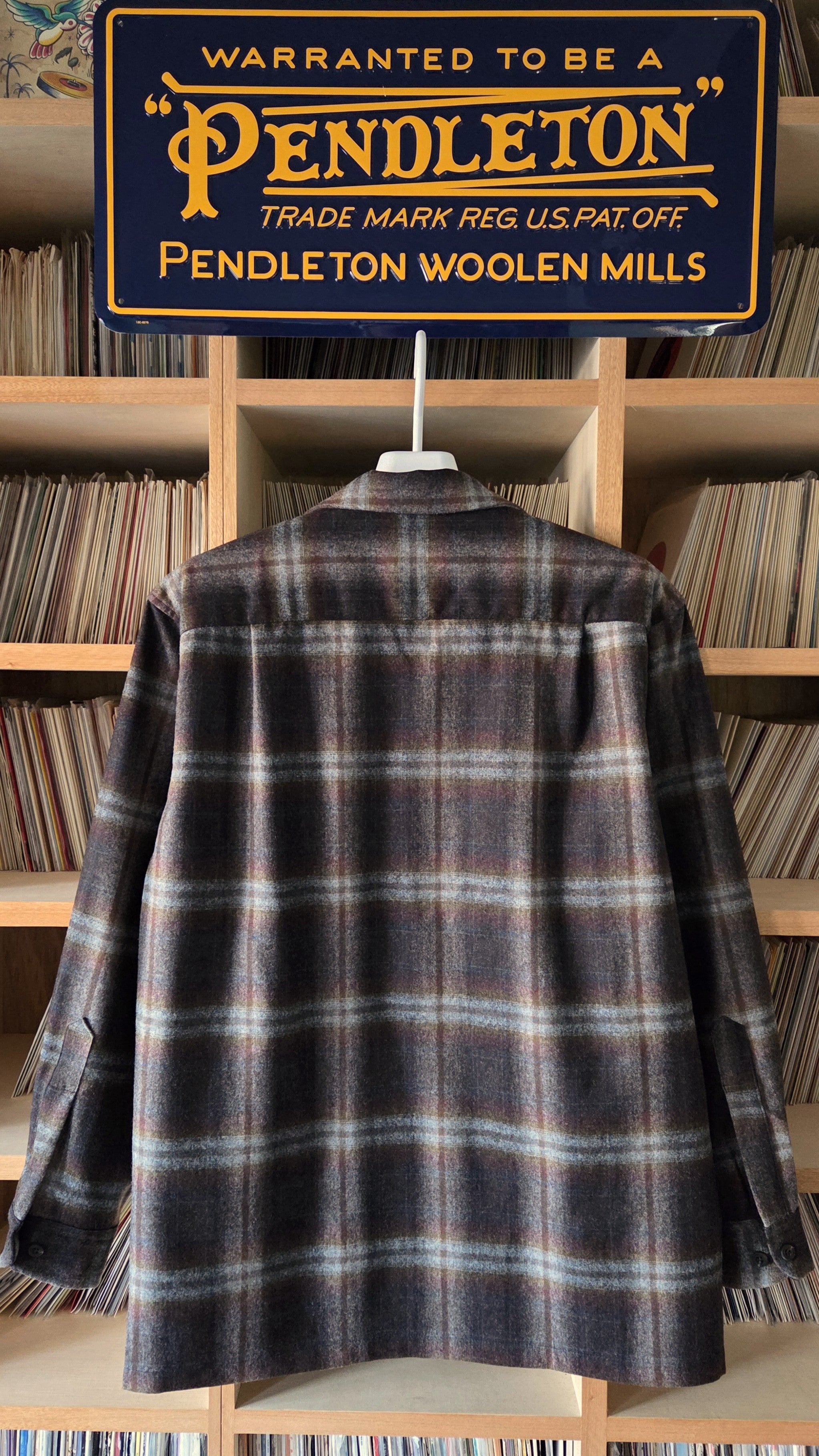 Pendleton Fall 2025 Wool Board Shirt Grey Mix Multi Ombre 1991 Throwback