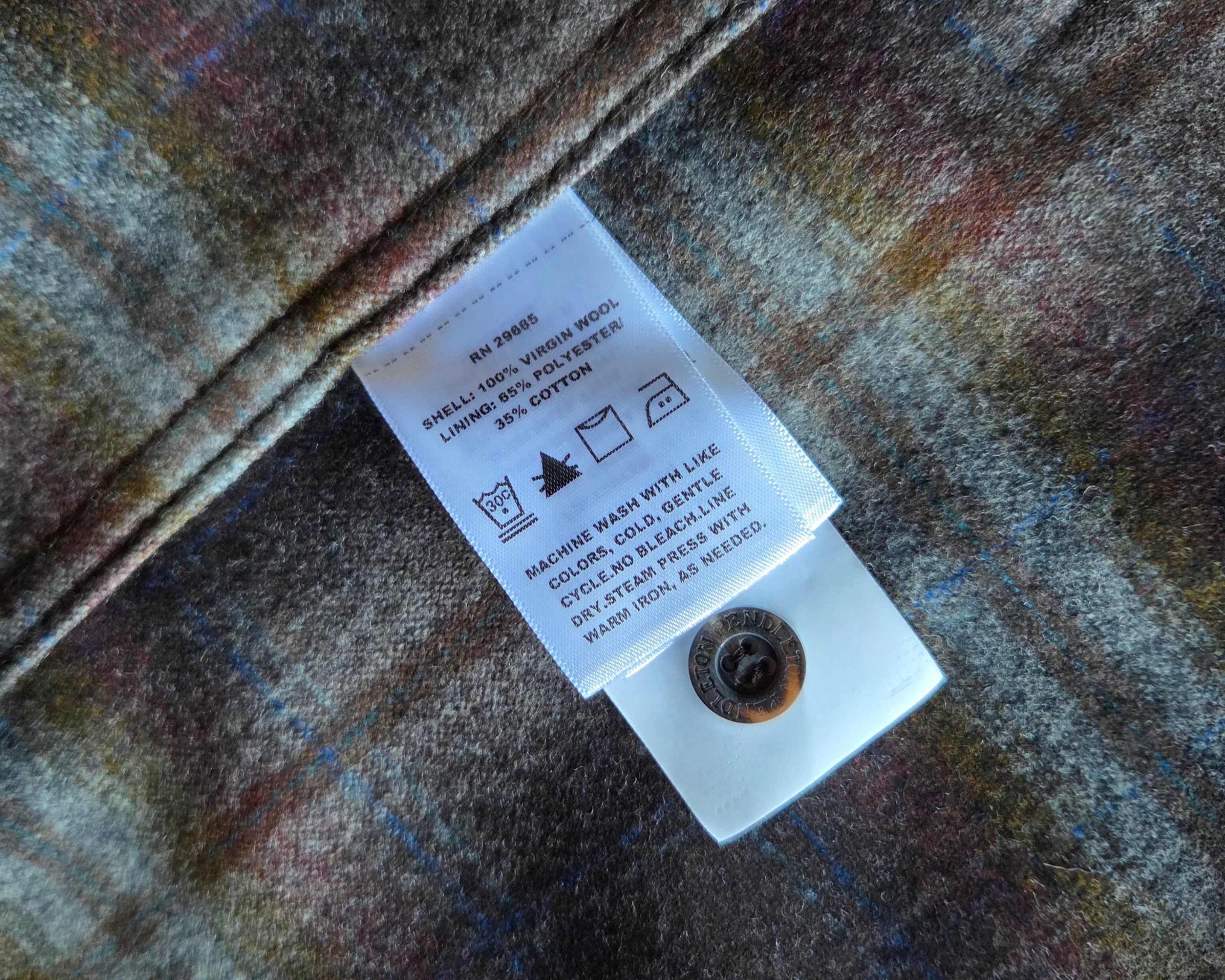 Pendleton Fall 2025 Wool Board Shirt Grey Mix Multi Ombre 1991 Throwback