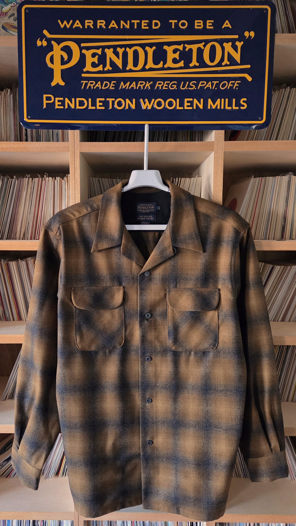 Pendleton Fall 2025 Wool Board Shirt Bronze Ombre