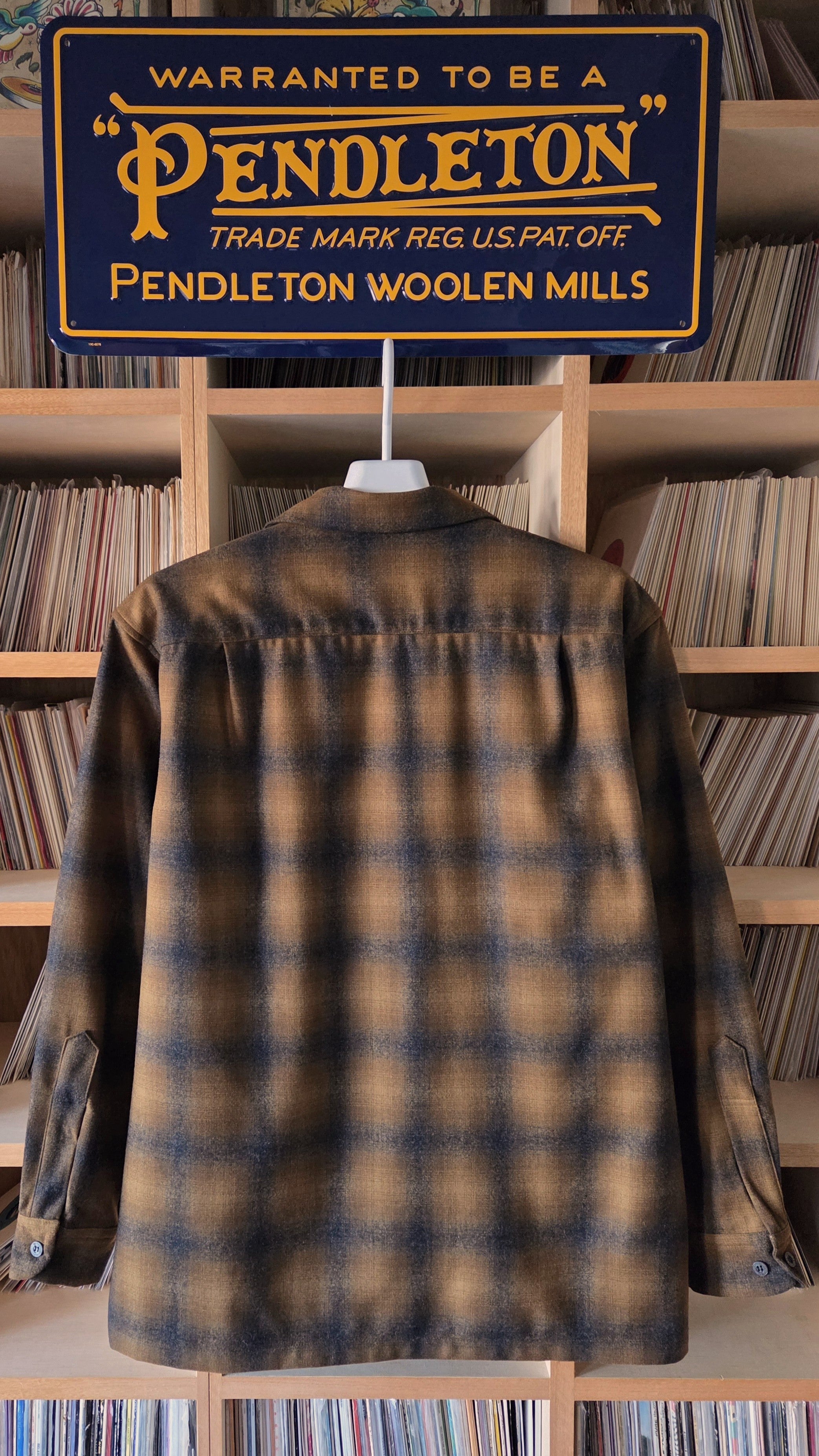 Pendleton Fall 2025 Wool Board Shirt Bronze Ombre