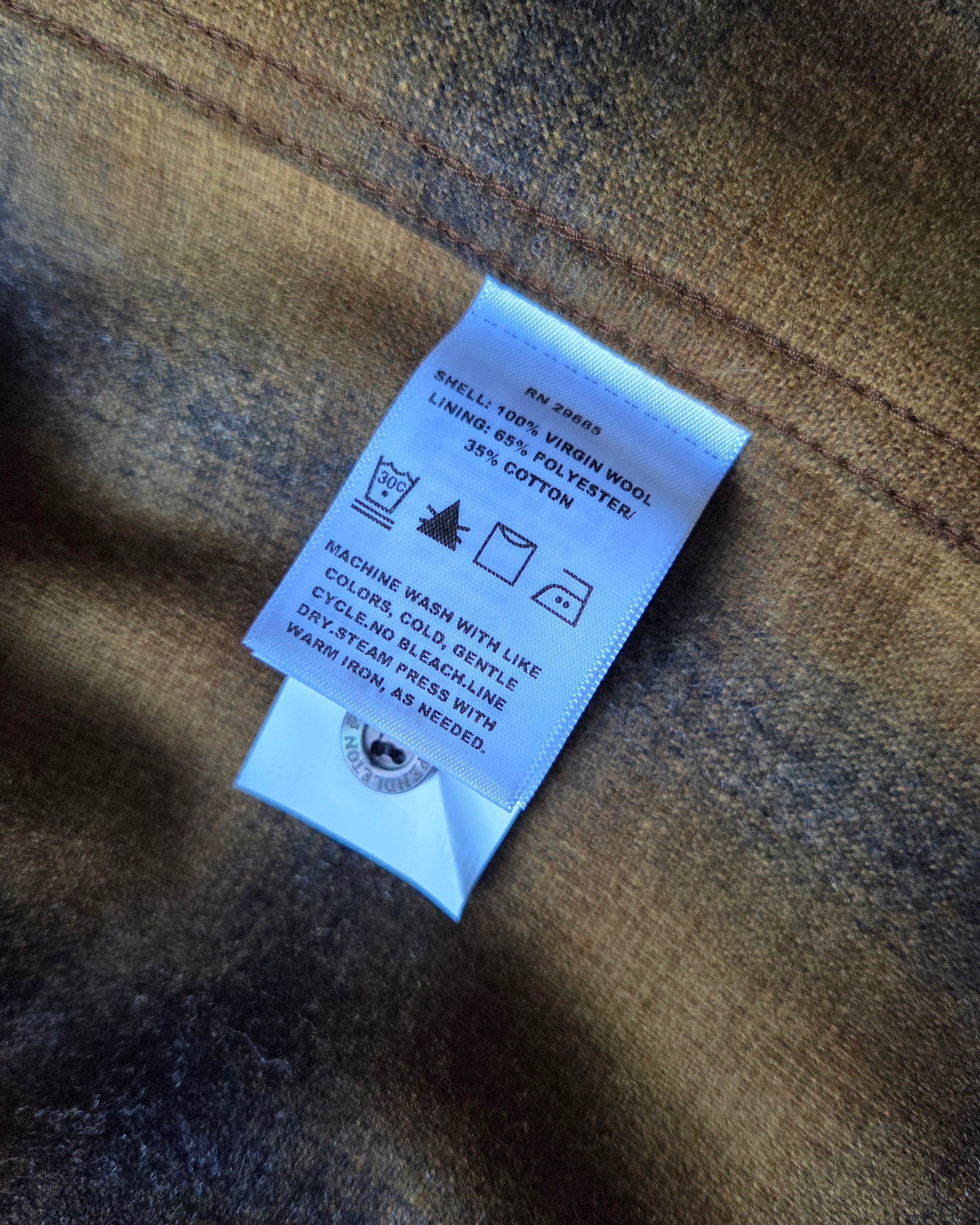 Pendleton Fall 2025 Wool Board Shirt Bronze Ombre