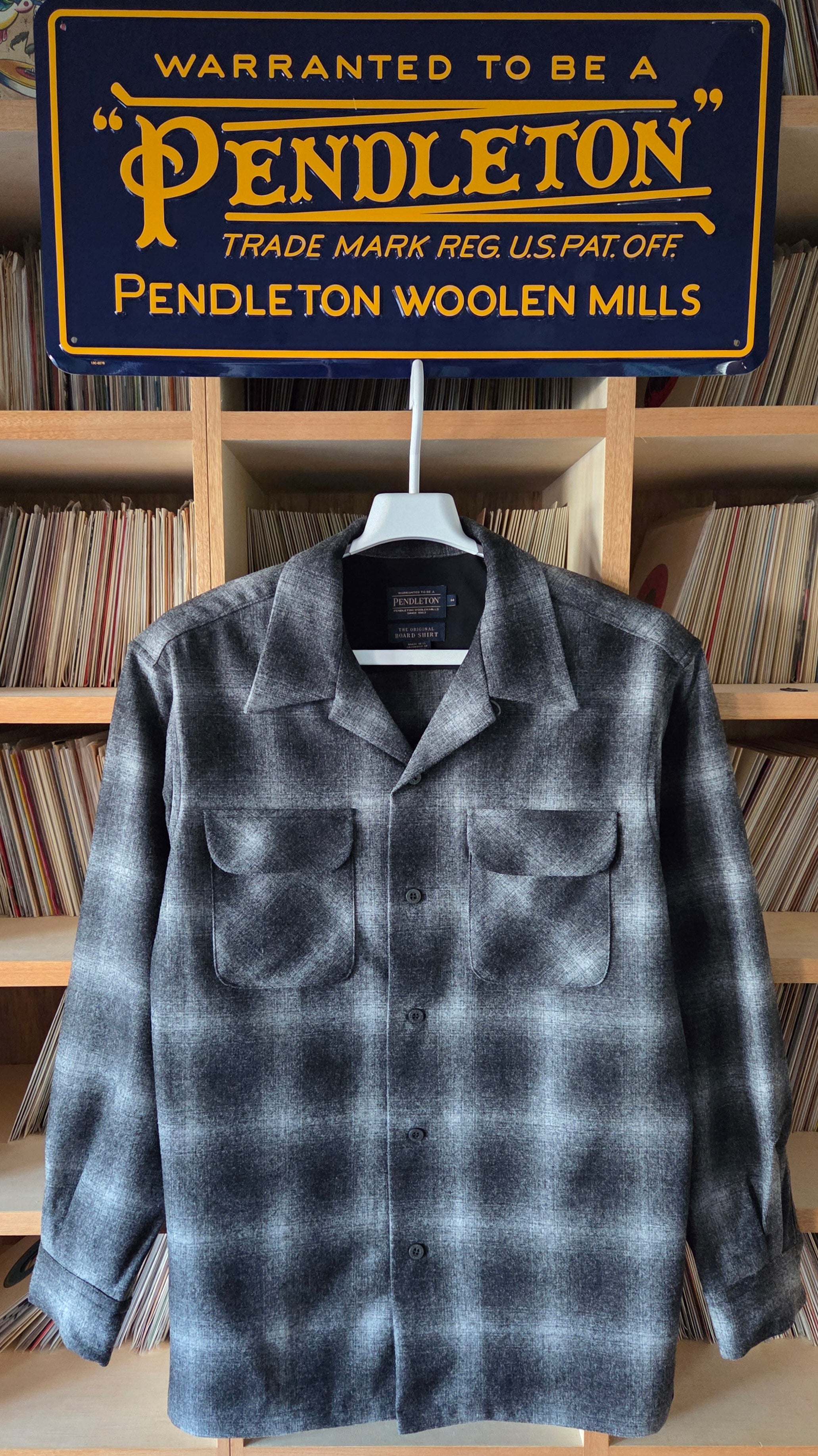 Pendleton Wool Board Shirt Oxford Mix Ombre 1958 - Pure Virgin