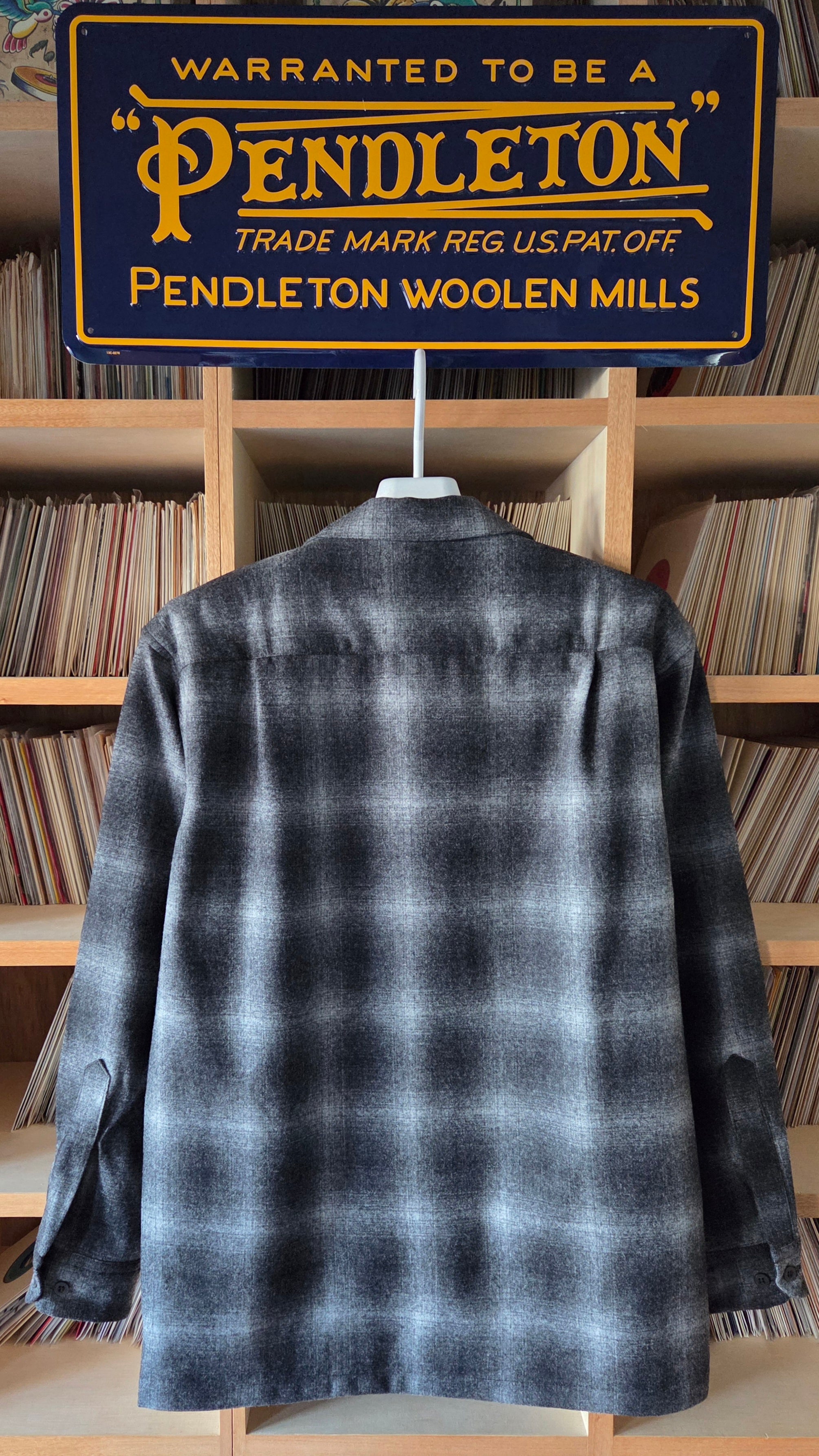 Pendleton Wool Board Shirt Oxford Mix Ombre 1958 - Pure Virgin