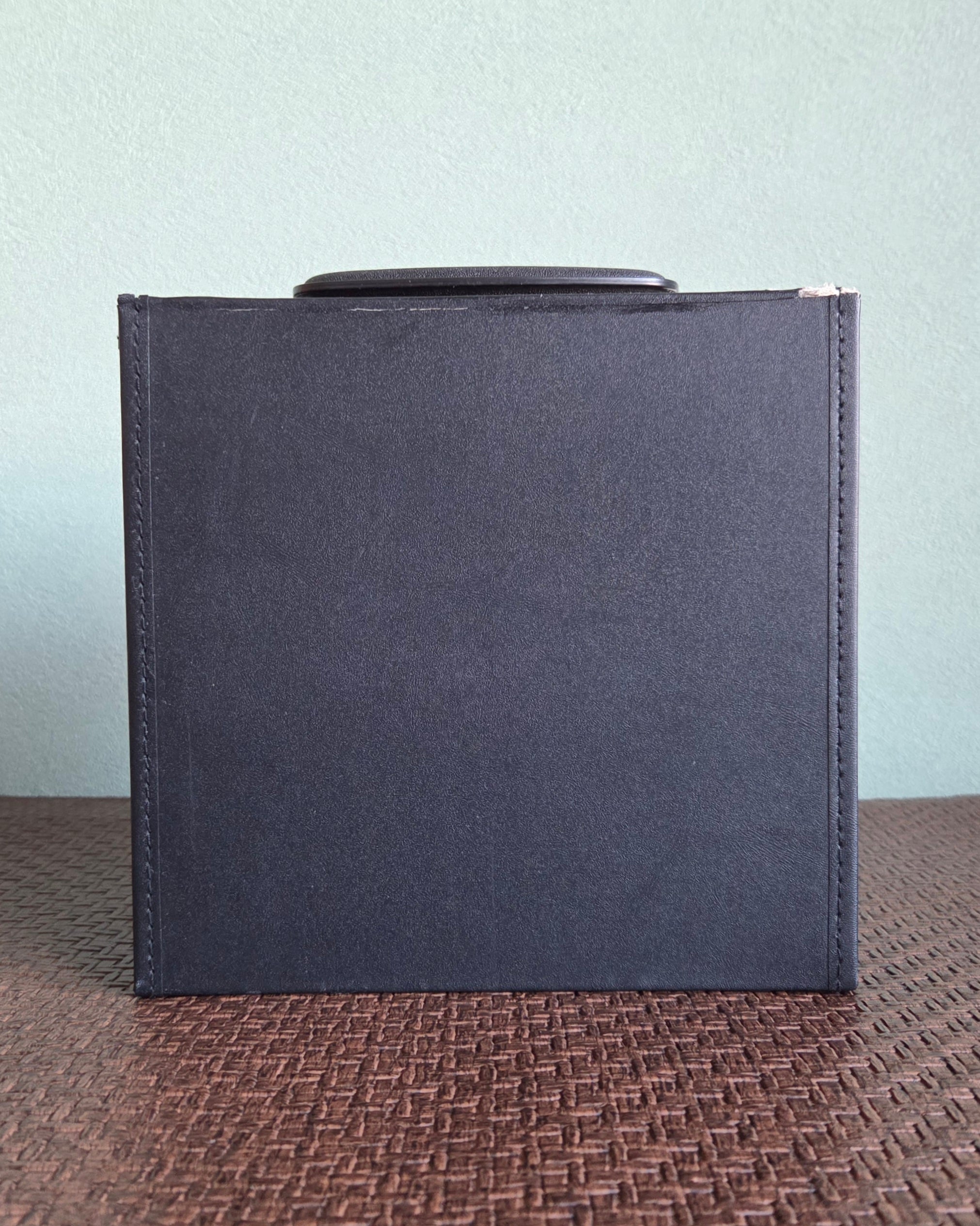 Vintage 45RPM Record Strage Box Black