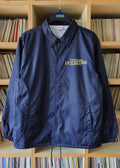 1st St. RECORDS ORIGINAL NYLON COACH JACKET NAVY