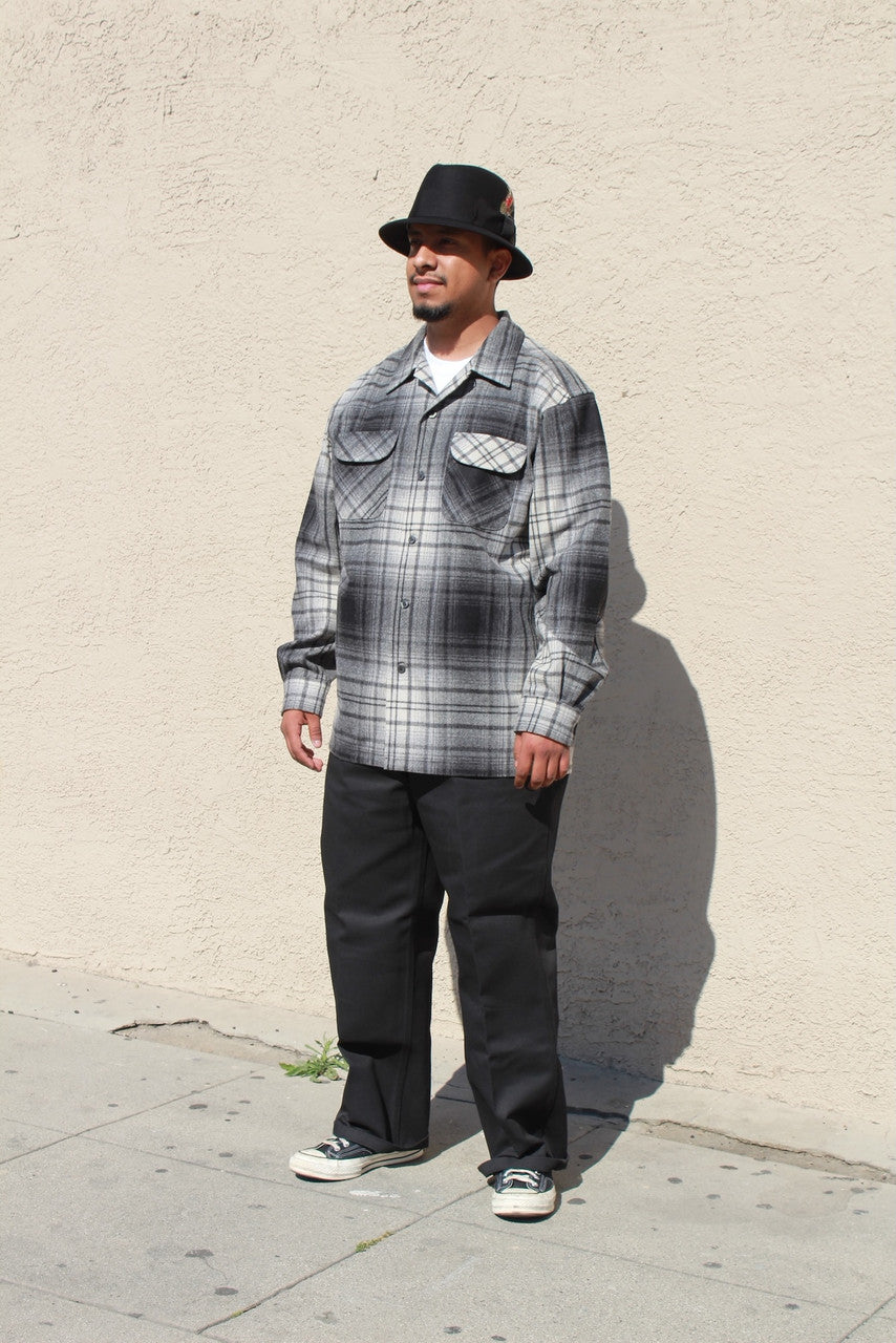 「Pendleton 1996スローバック シャツ 着用イメージ」
