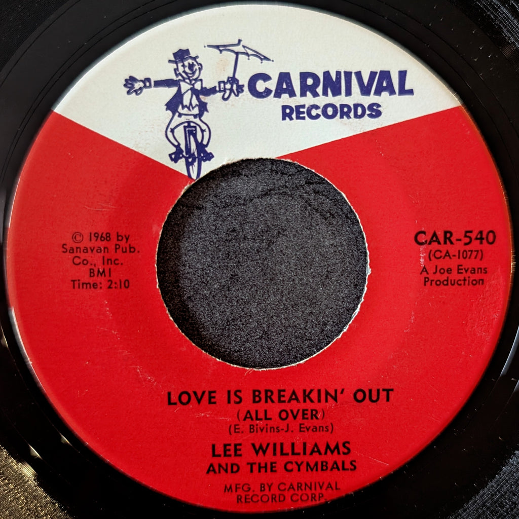 Lee Williams & The Cymbals-Til you come back to me/ Love is breakin' out(All over)