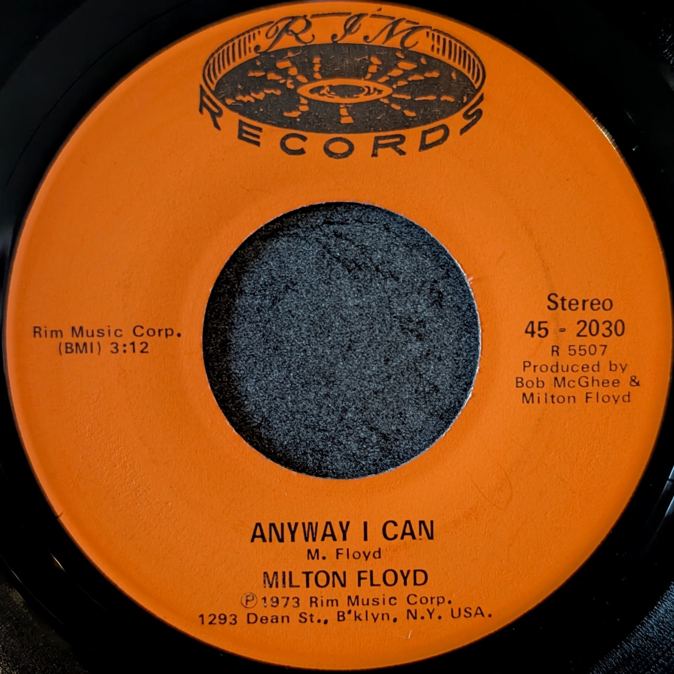 Milton Floyd-I'm a shadow/ Anyway I can