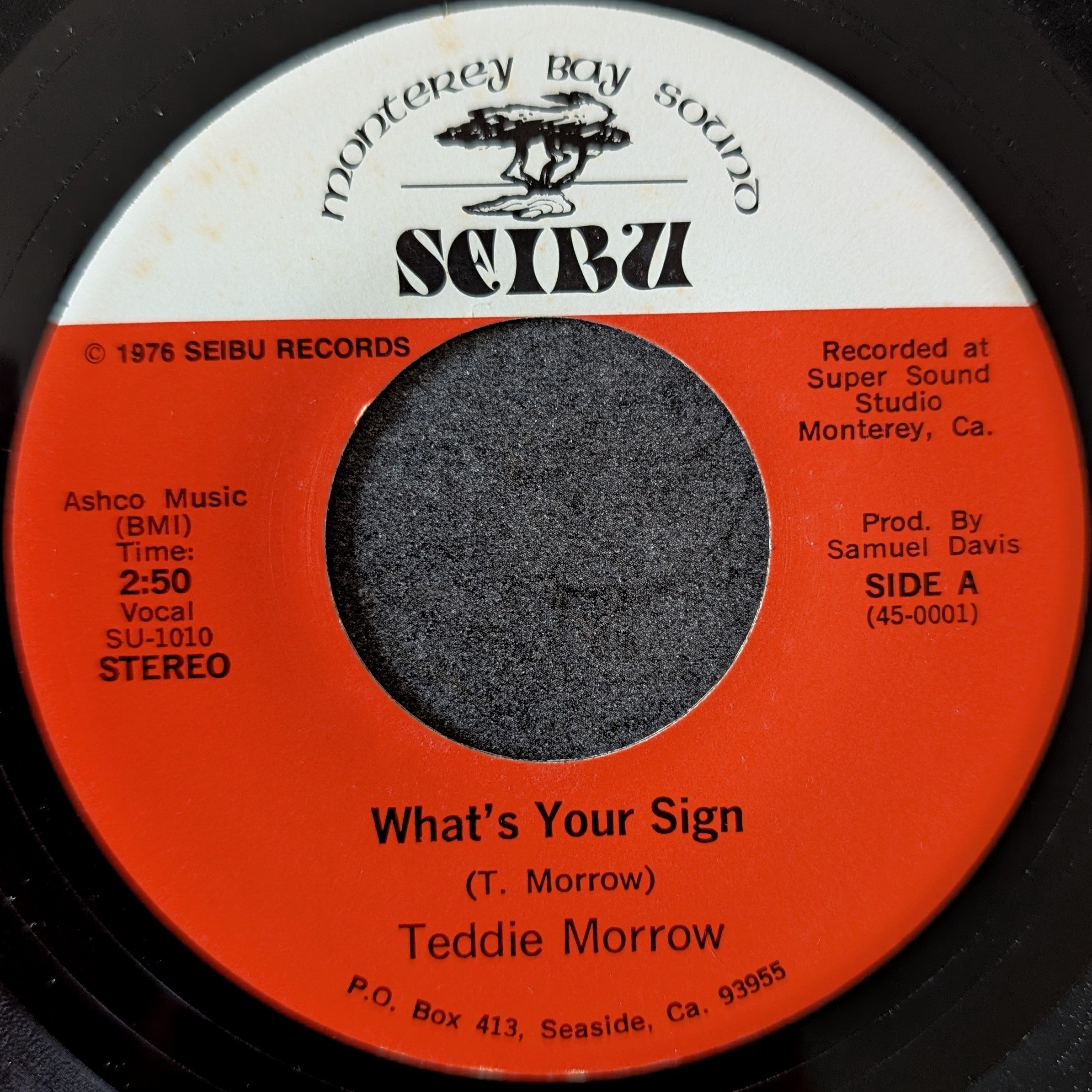 Teddie Morrow-What’s your sign/Peace,Love & Togetherness