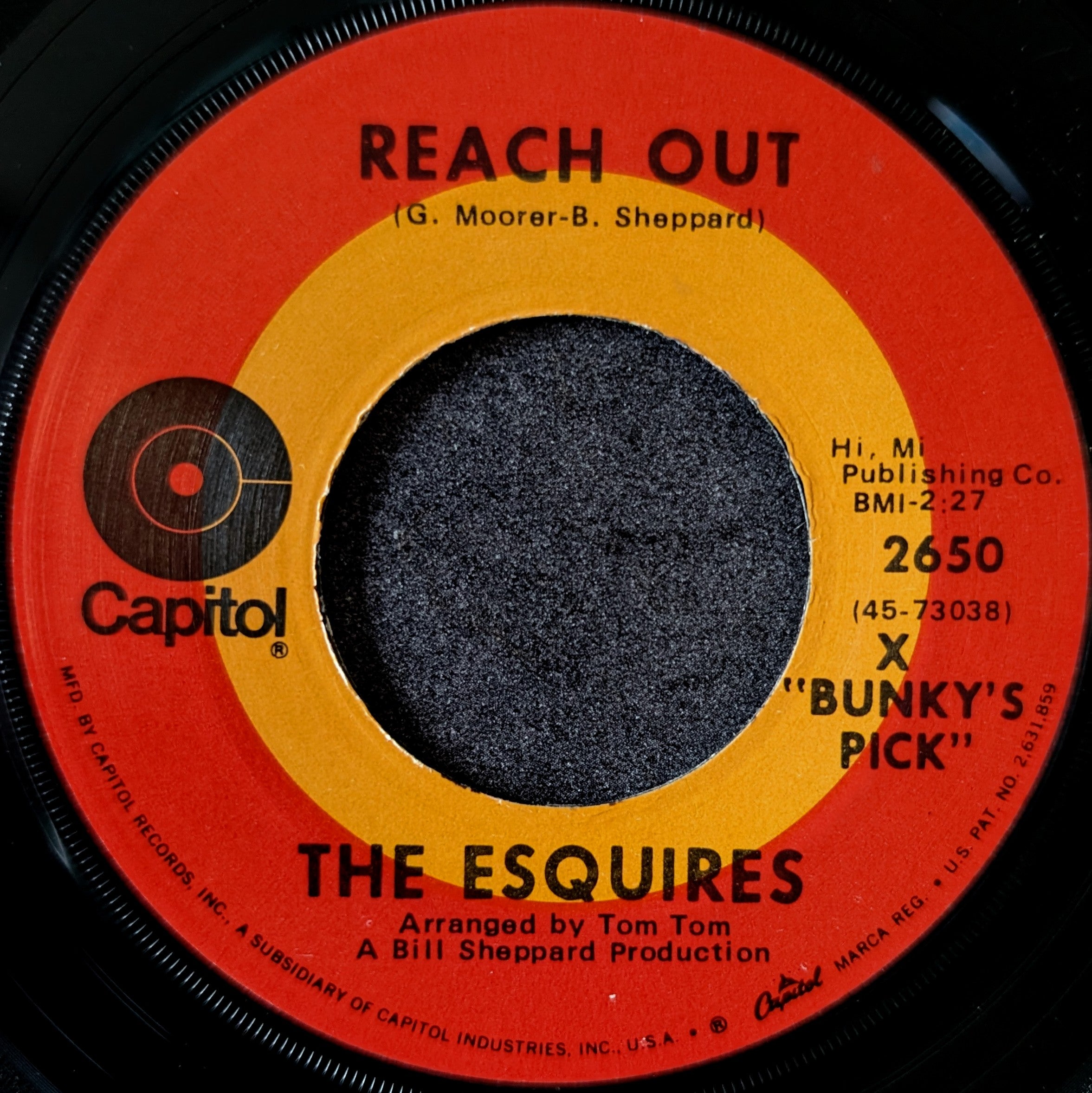 The Esquires - Reach out/Listen to me
