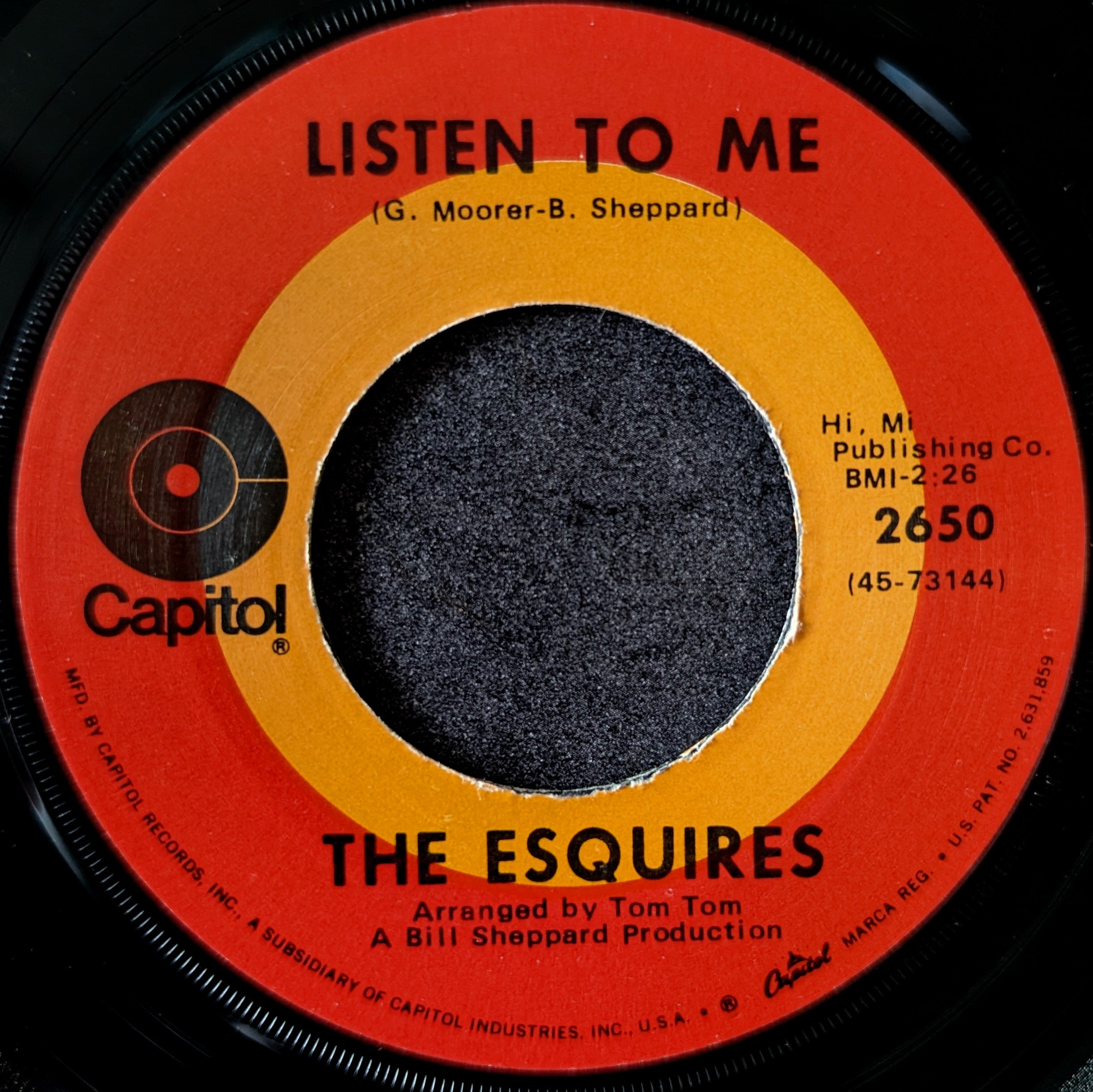 The Esquires - Reach out/Listen to me