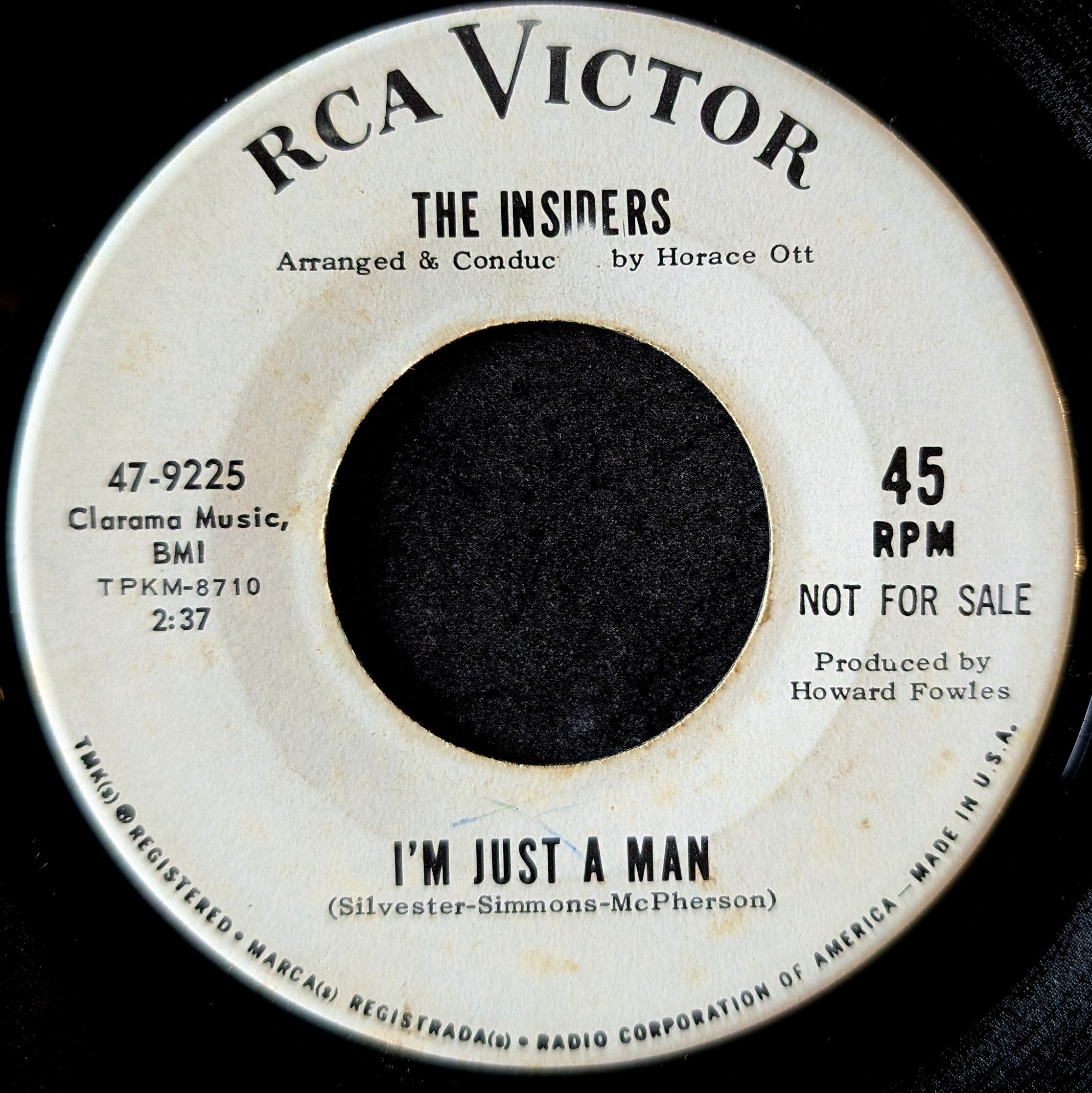 The Insiders-I'm better off without you/I'm just a man