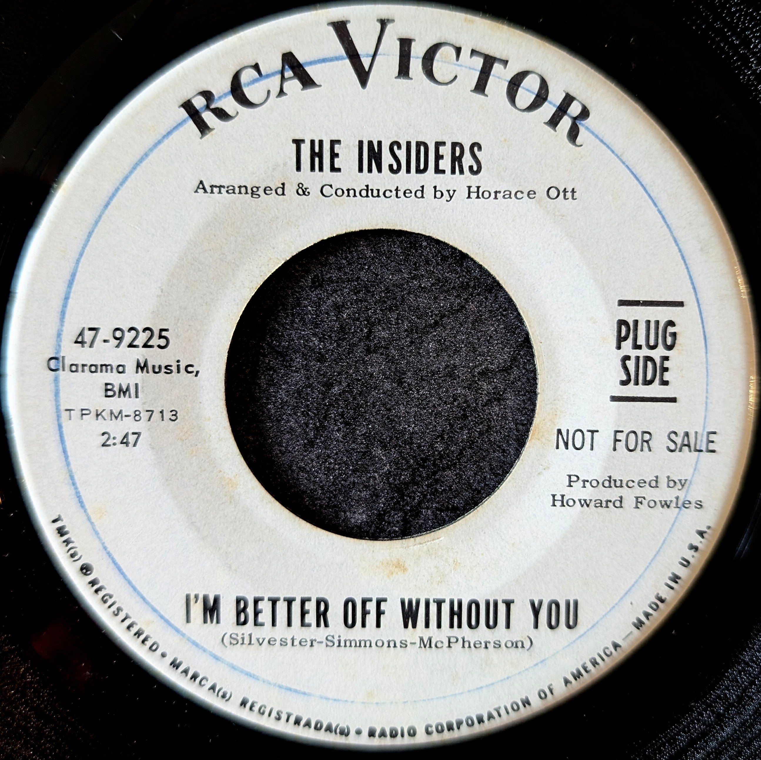 The Insiders-I'm better off without you/I'm just a man