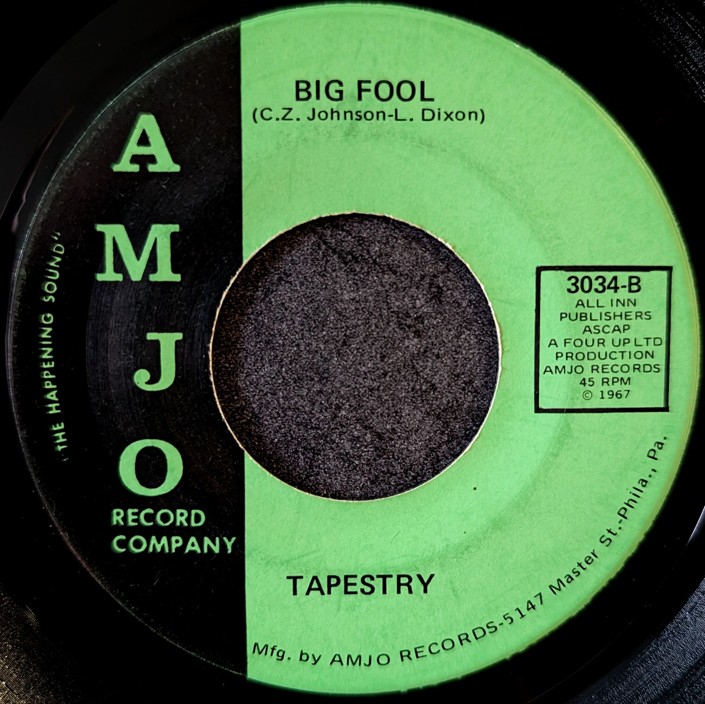 Tapestry - Yeah Yeah Girl / Big Fool