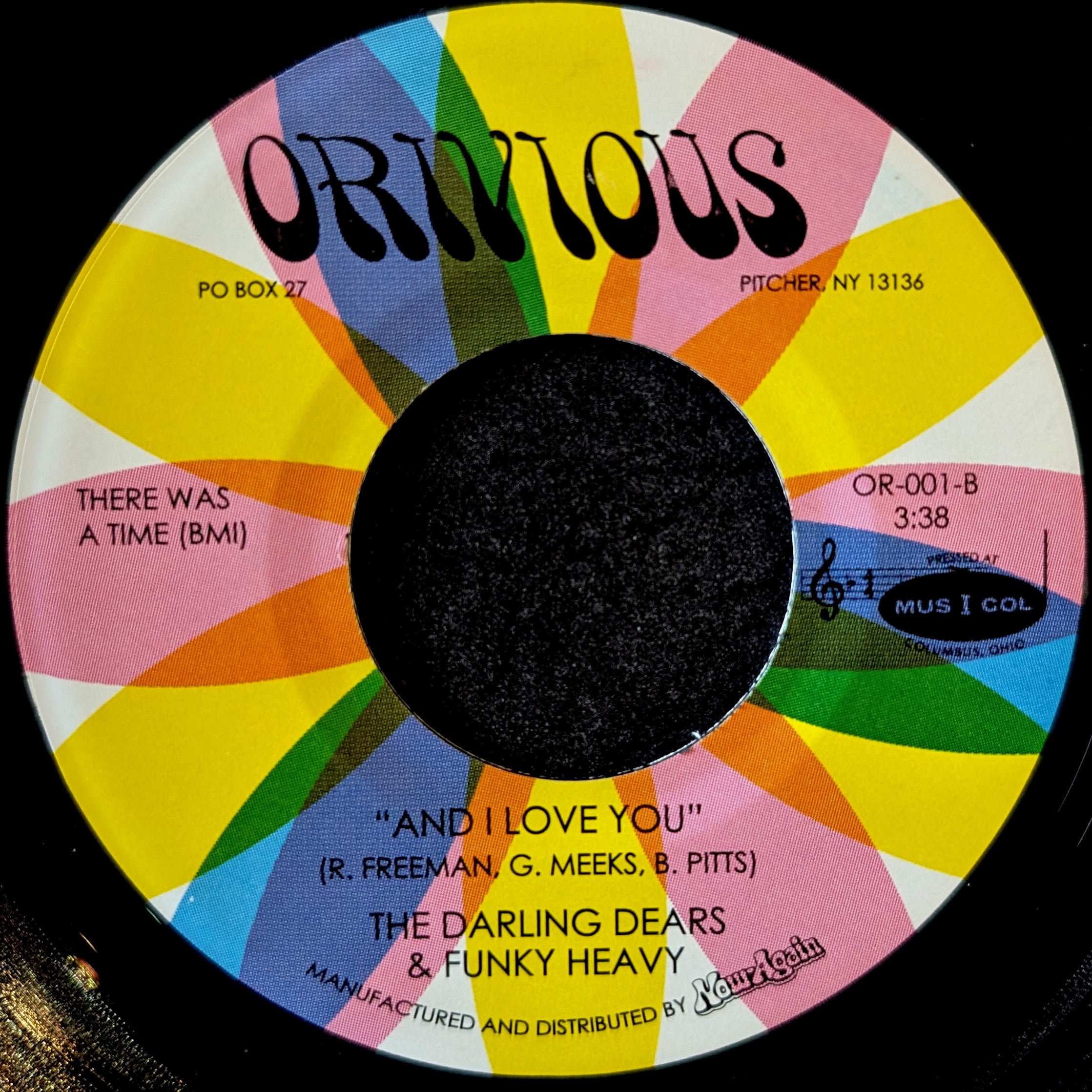 The Darling Dears & Funky Heavy-I don't think I'll ever love another/And I love you
