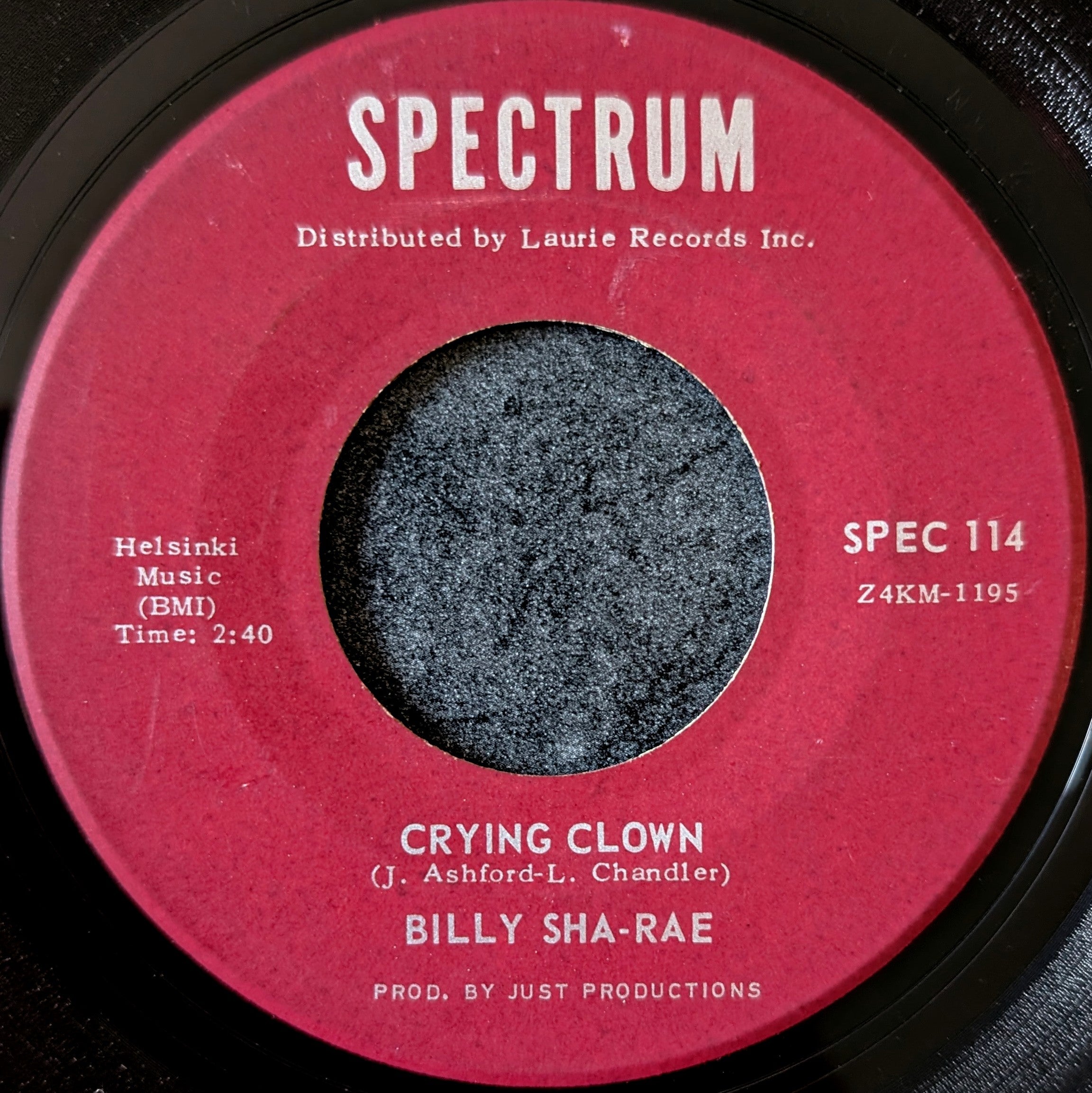 Billy Sha-Rae-Do it/Crying clown