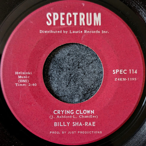 Billy Sha-Rae-Do it/Crying clown
