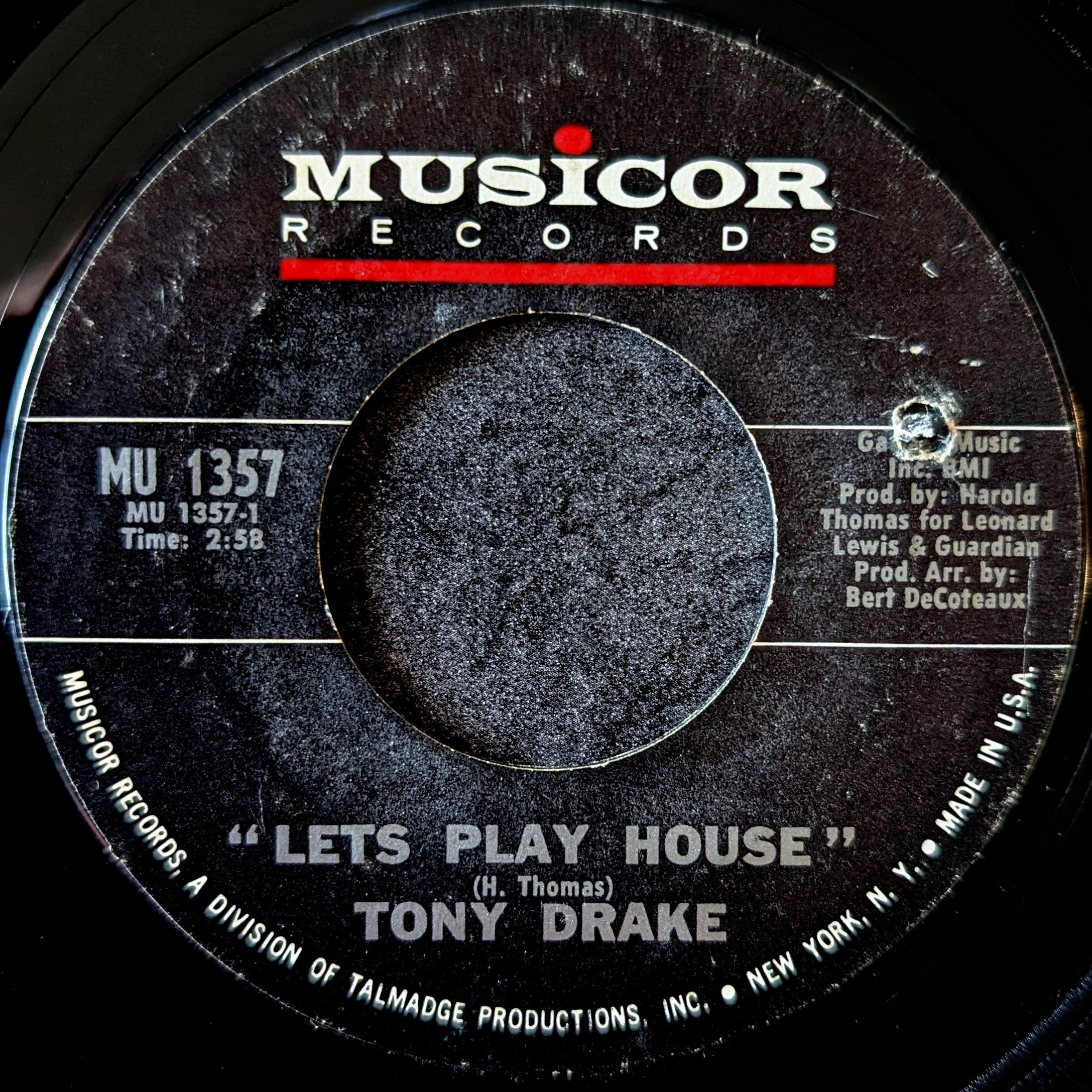 Tony Drake-Let's play house/She's gone
