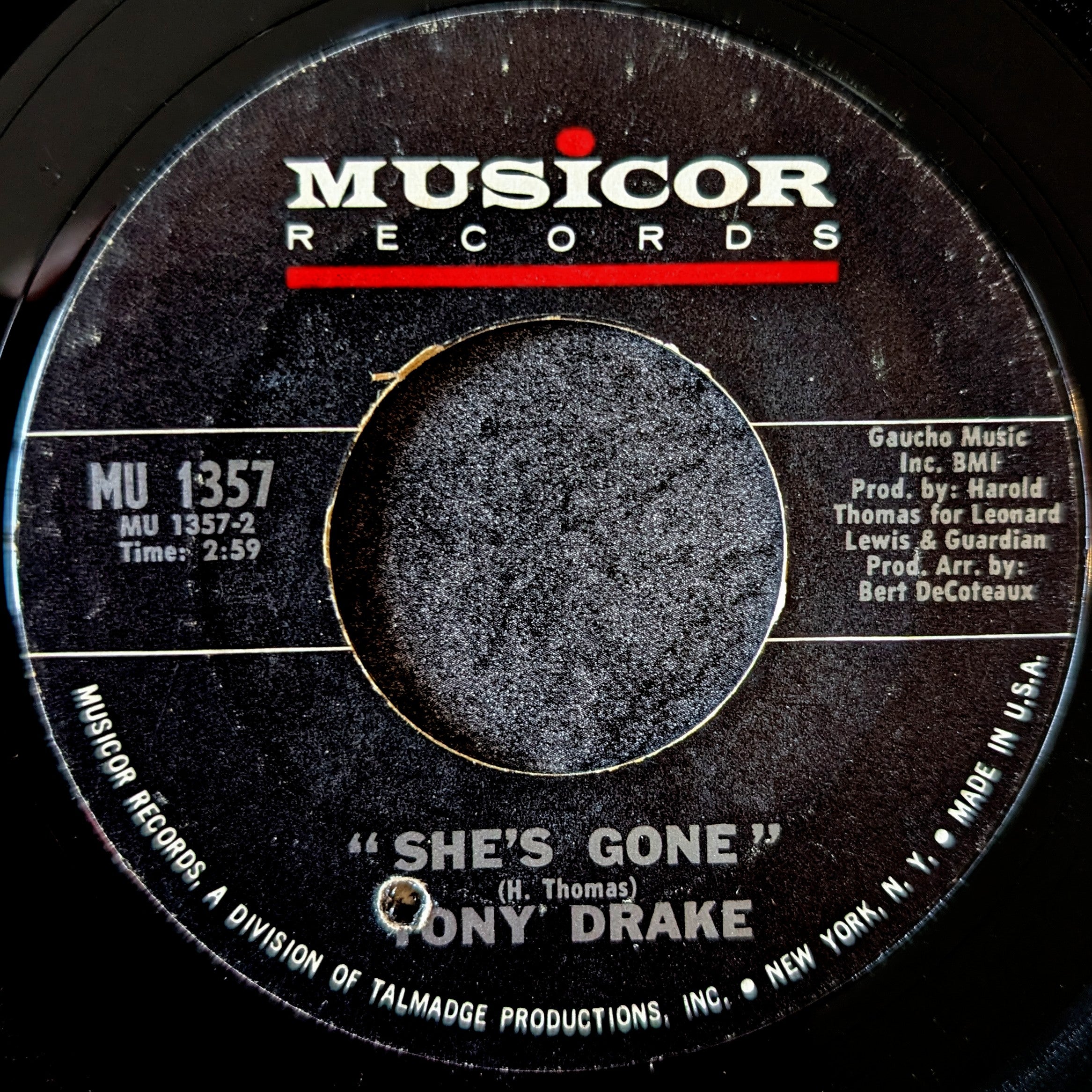 Tony Drake-Let's play house/She's gone
