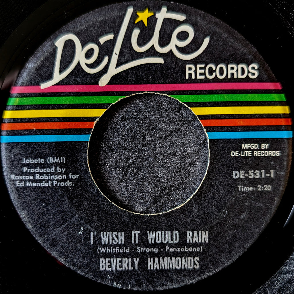 Beverly Hammonds-I wish it would rain/Darling baby