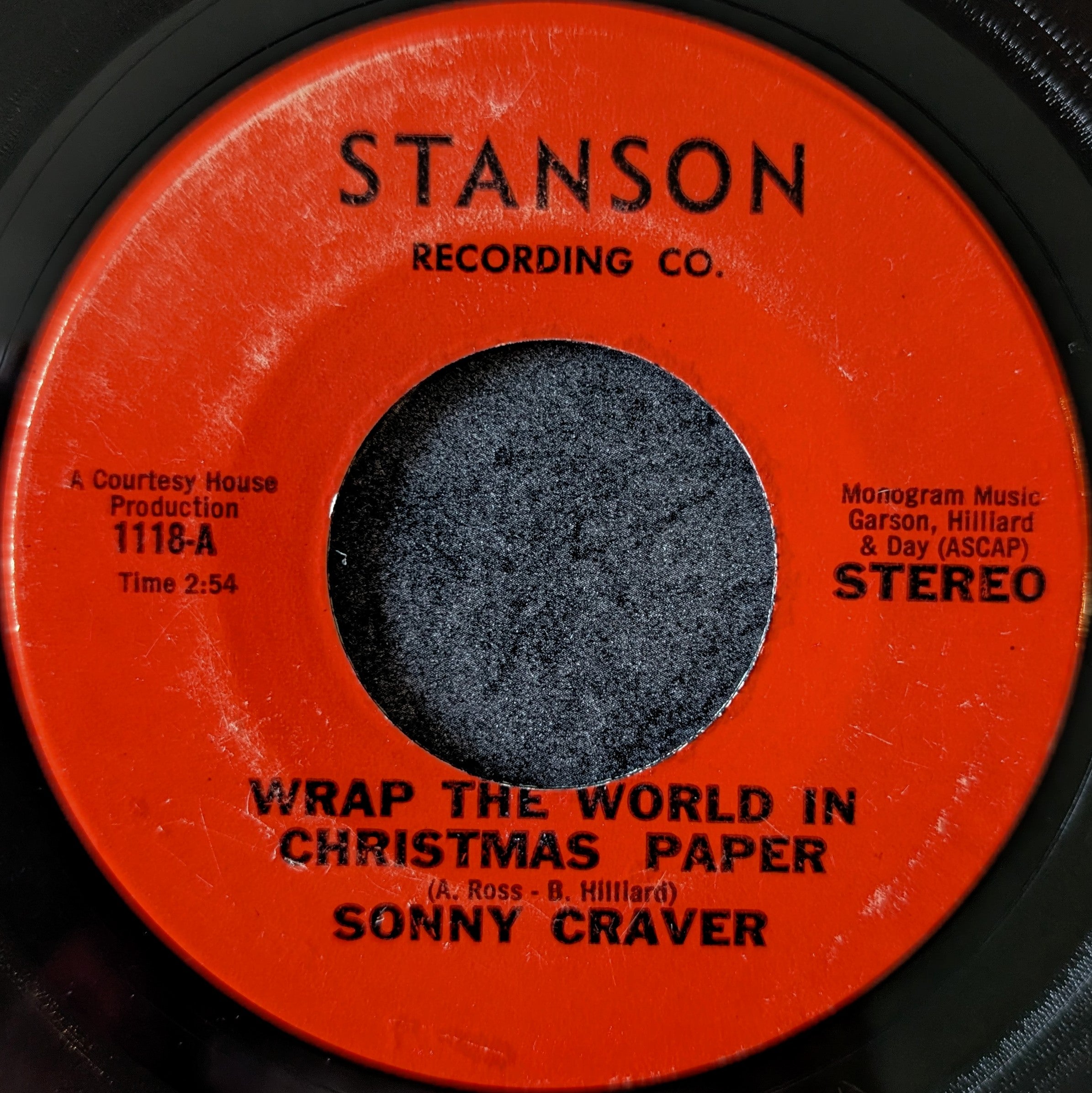 Sonny Craver-Come back/Wrap the world in christmas paper