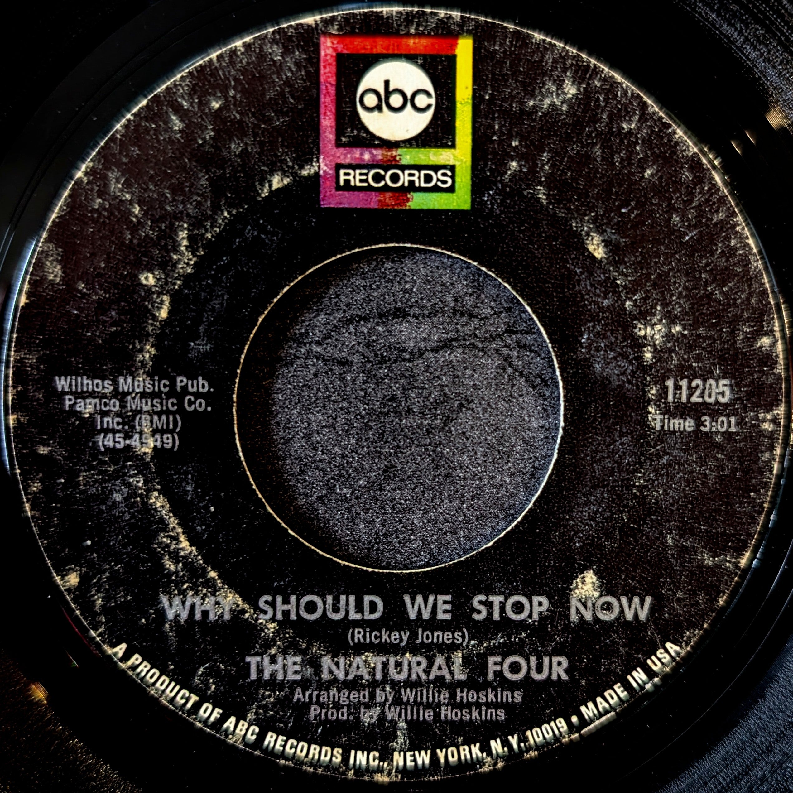 The Natural Four-Why should we stop now/You did this for me