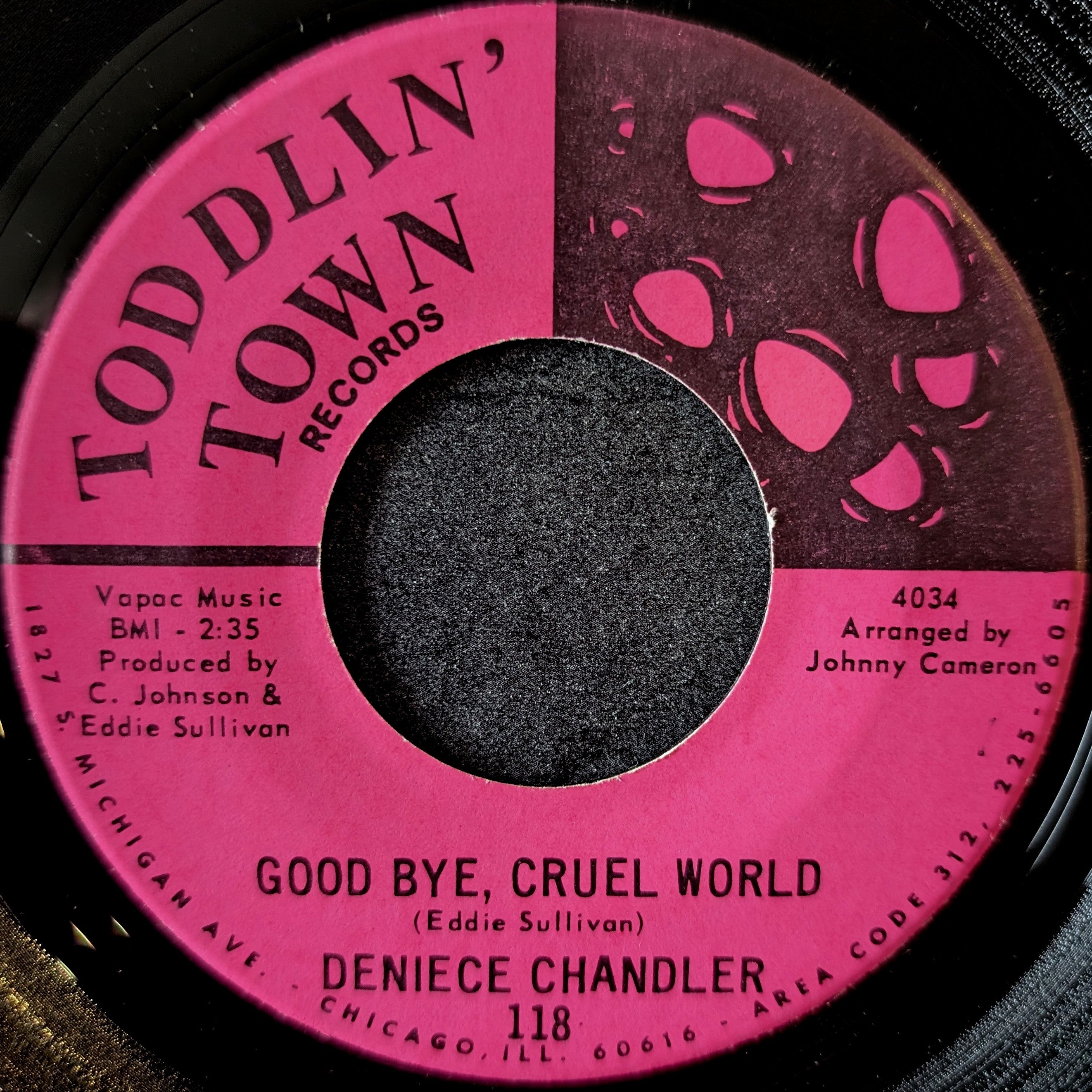 Denice Chandler-I don't wanna cry/Good bye,Cruel world