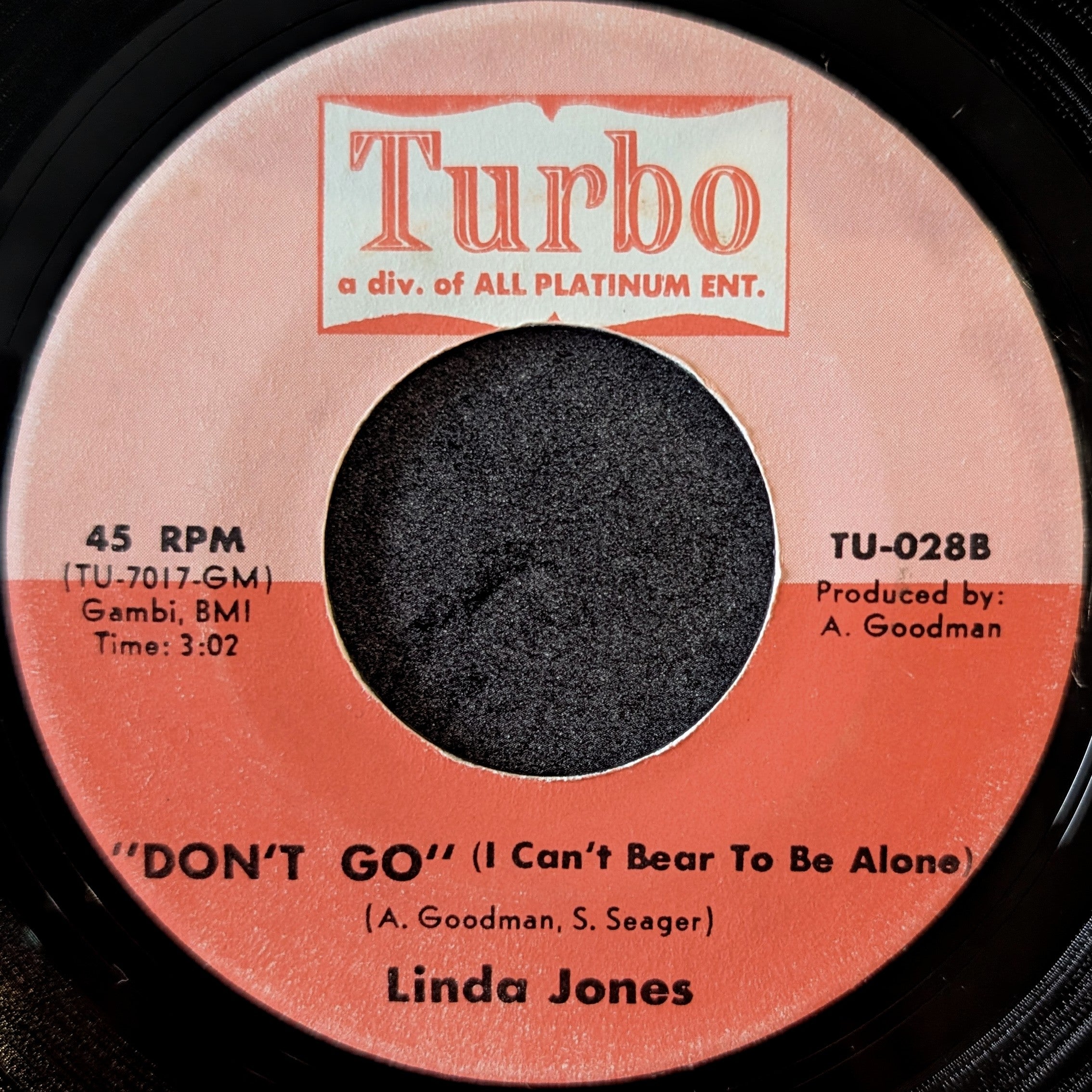 Linda Jones - Let It Be Me / Don't Go (I Can't Bear To Be Alone)
