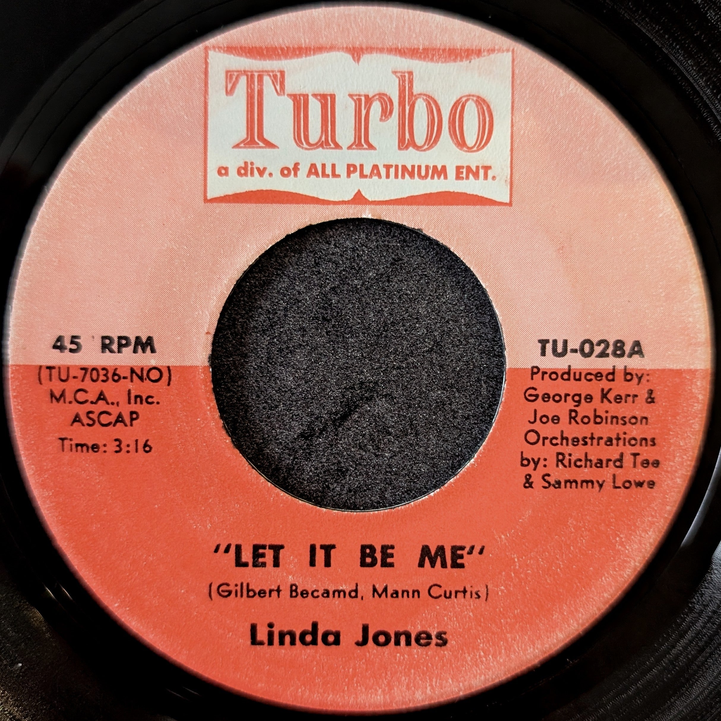 Linda Jones - Let It Be Me / Don't Go (I Can't Bear To Be Alone)