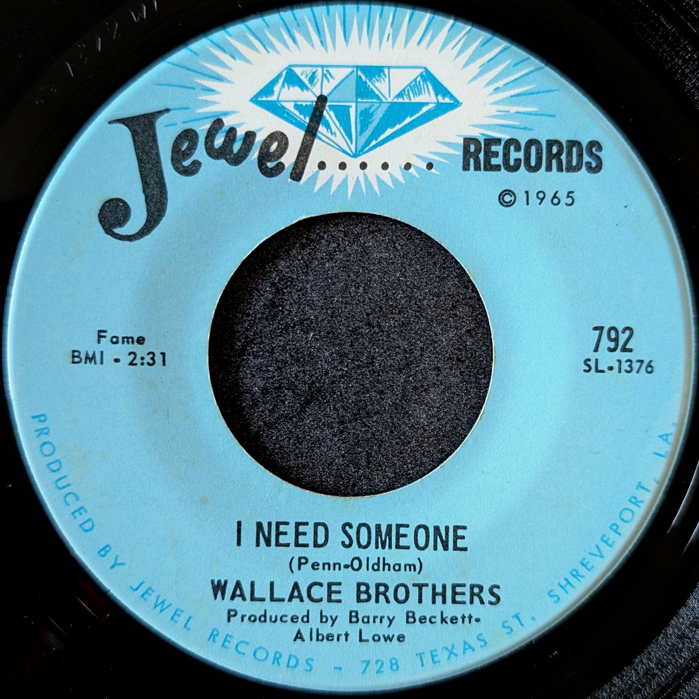 Wallace Brothers-I need someone/Airborne Shuffle