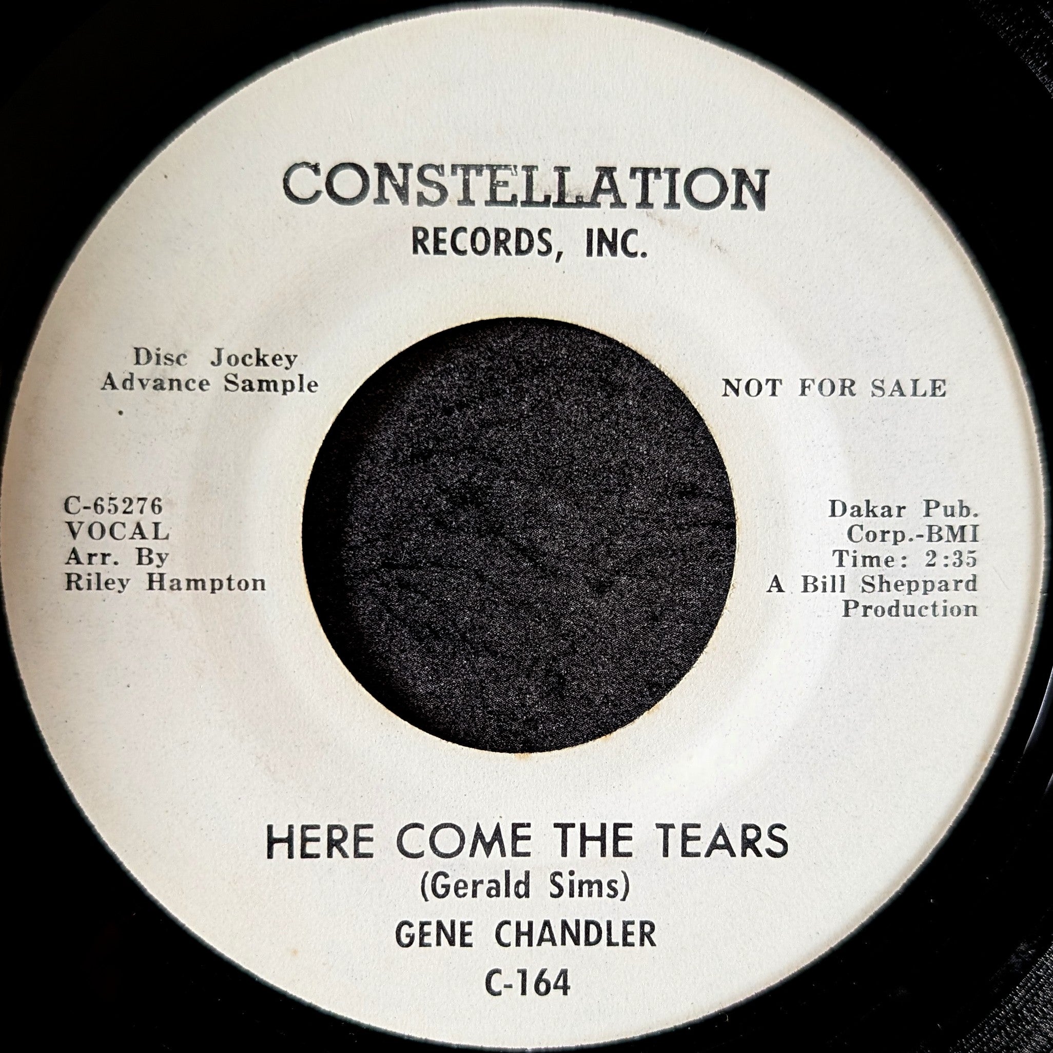 Gene Chandler-Here come the tears/Soul Hootenanny Part.2