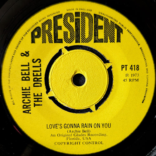 Archie Bell & The Drells-Girls grow up faster than boys/Love's gonna rain on you