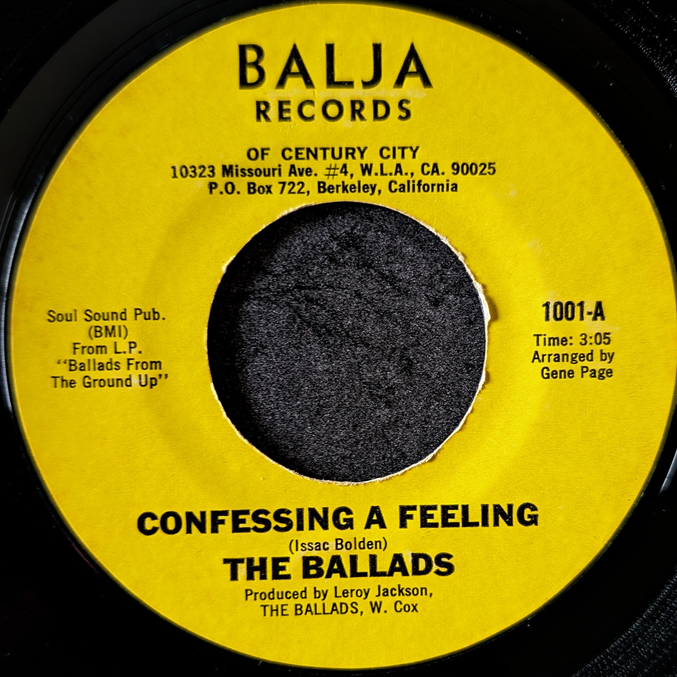 The Ballads-Confessing a Feeling/Butterfli