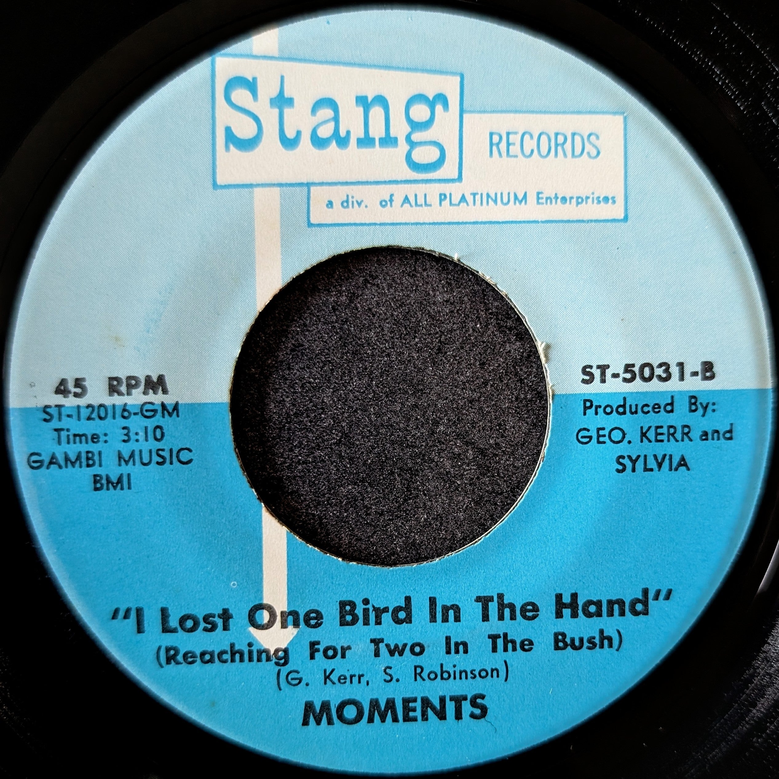 Moments - Lucky me / I lost a bird in the hand (reaching for two in the bush)