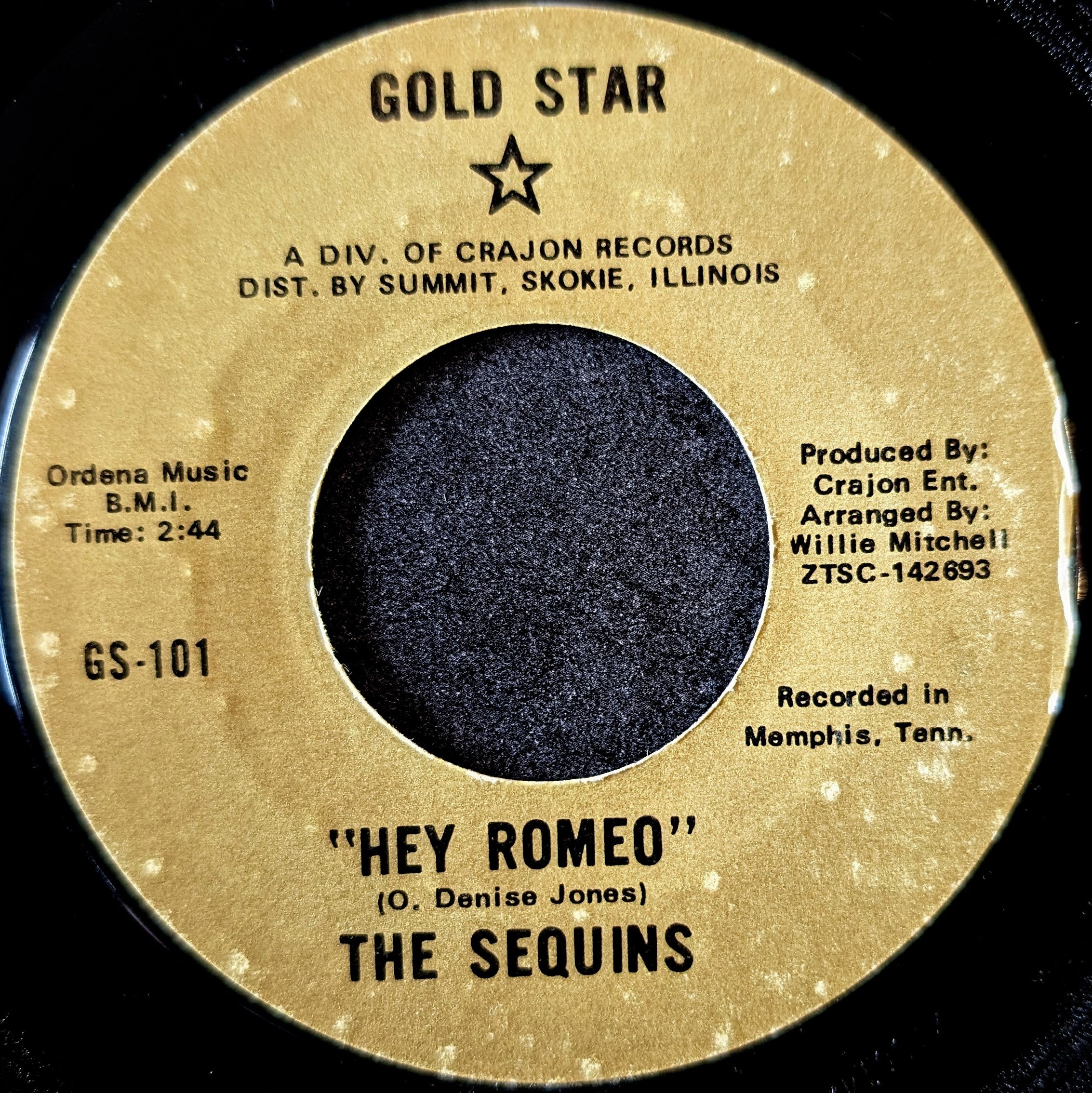 The Sequins-Hey Romeo/I've got to overcome