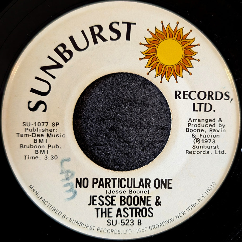 Roshell Anderson-Jesse Boone & The Astros-Know what you're doing when you leave/No particular one