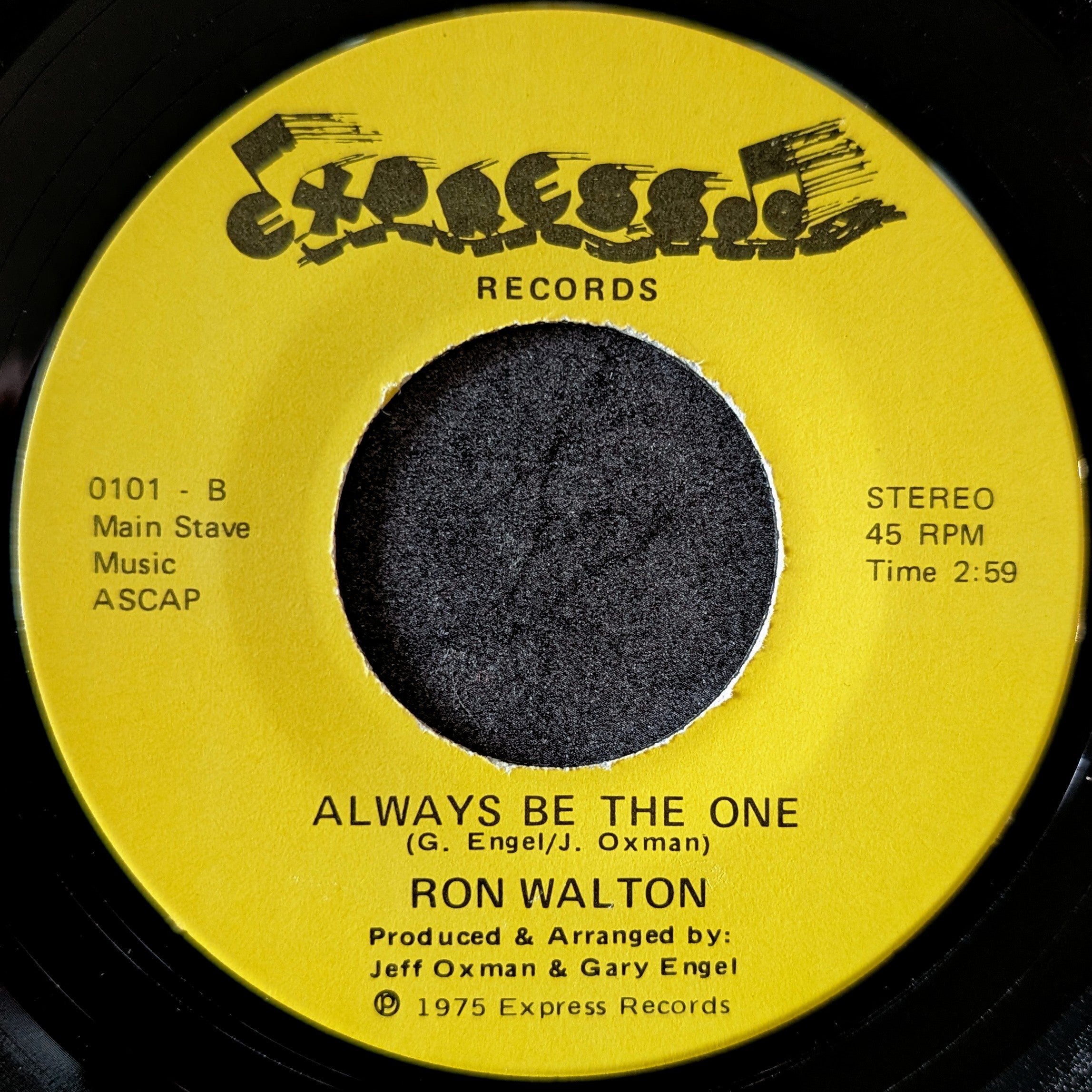Ron Walton-Soul Disco/Always be the one