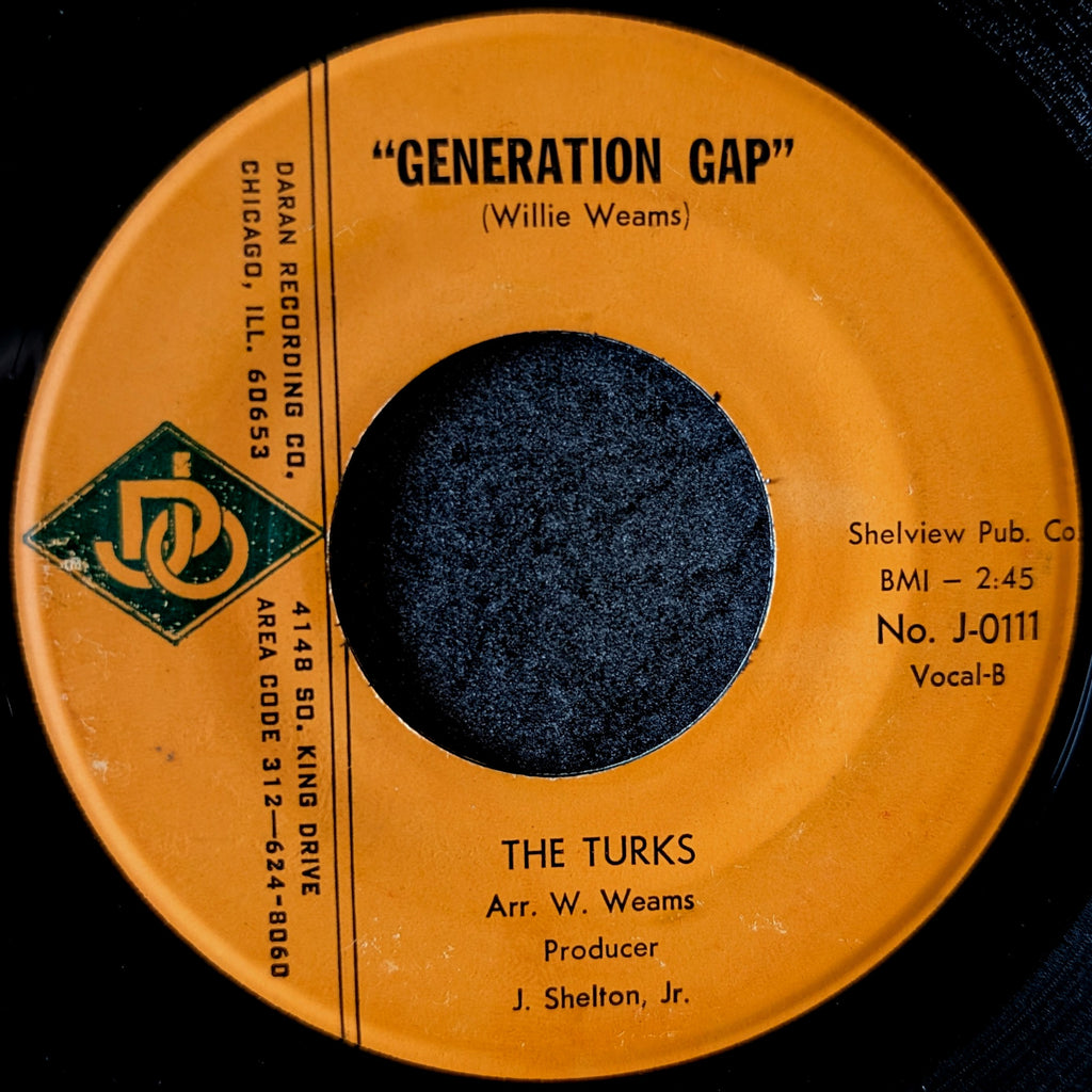 The Turks-You turn me on/Generation gap