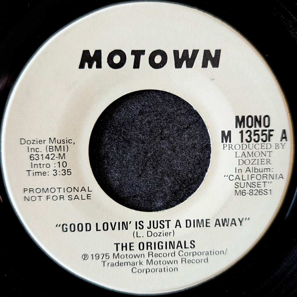 The Originals-Good lovin' is just a dime/Good lovin' is just a dime