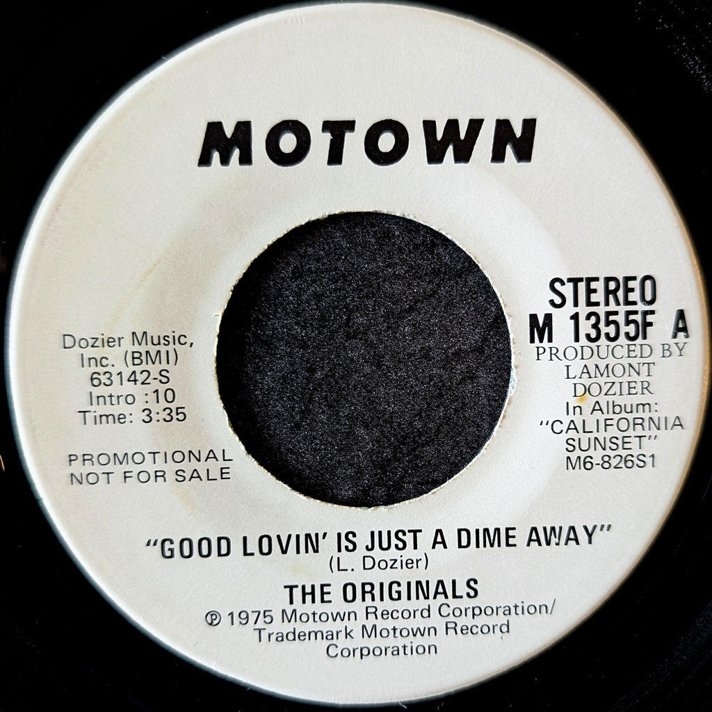 The Originals-Good lovin' is just a dime/Good lovin' is just a dime