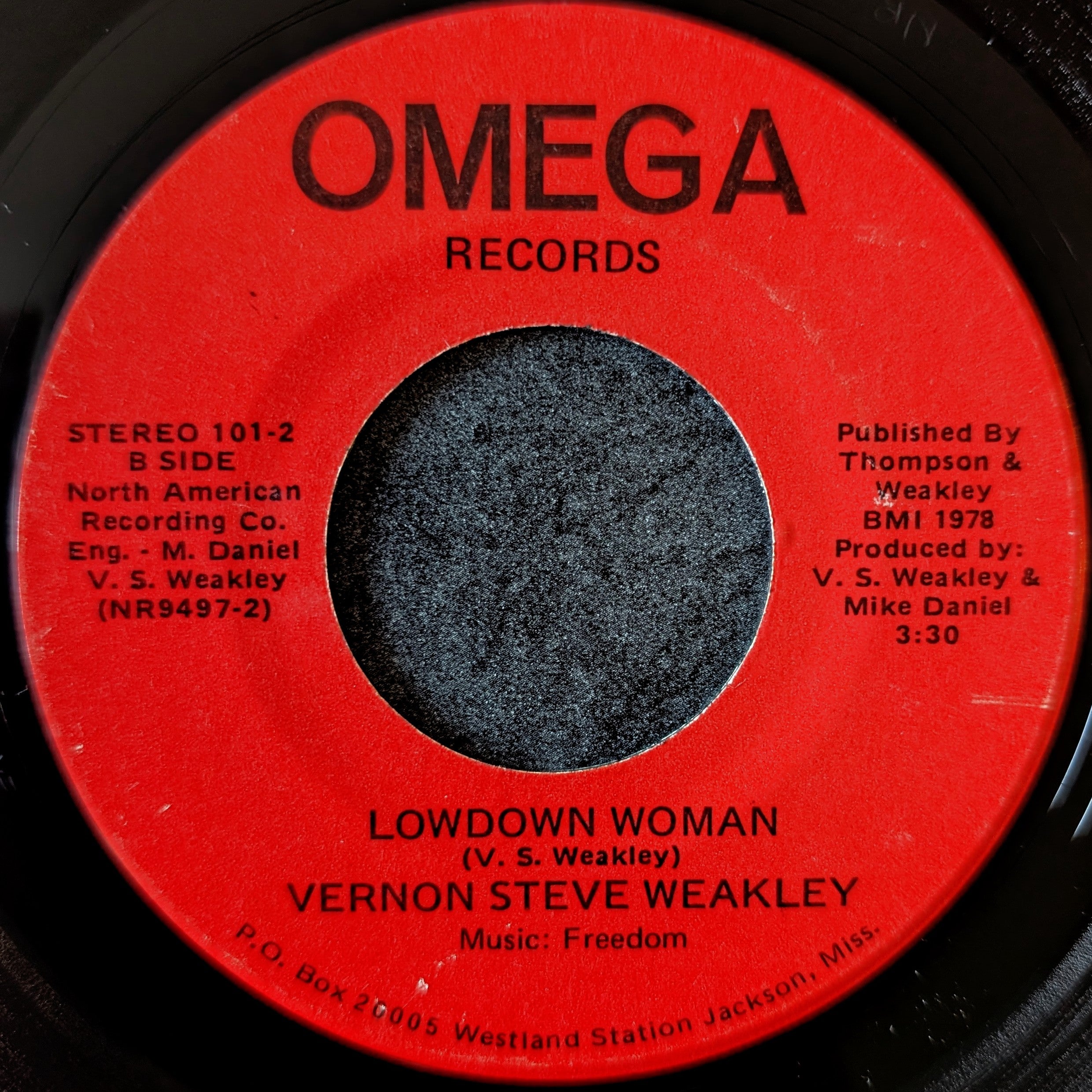 Vernon Steve Weakley-Let me be your secret lover/Lowdown woman