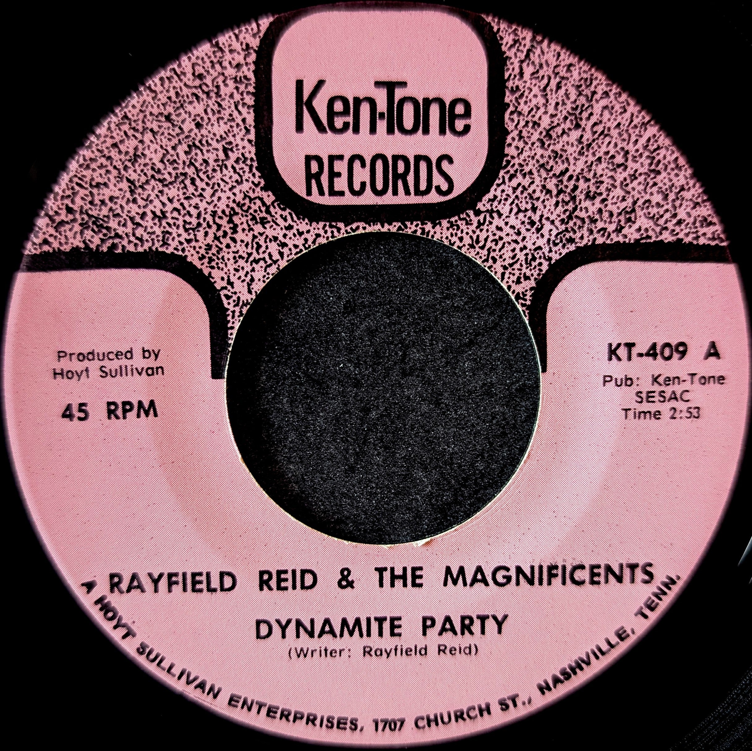 Rayfield Reid & The Supernaturals-Dynamite Party/Treat you right