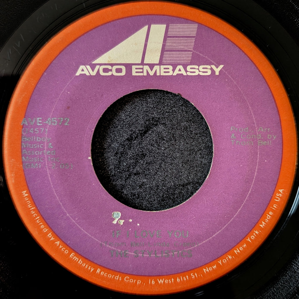 The Stylistics-Stop,look,listen(To your heart)/If I love you