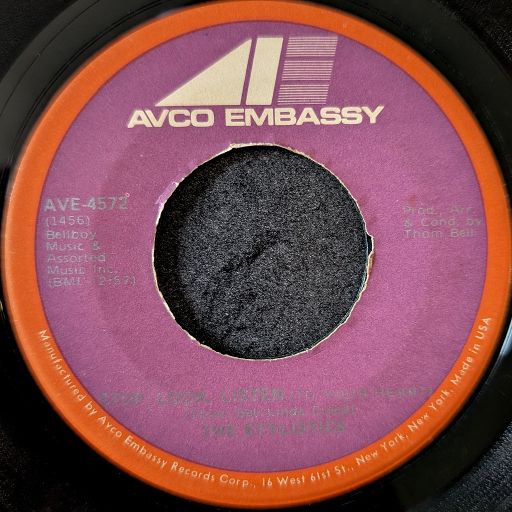 The Stylistics-Stop,look,listen(To your heart)/If I love you