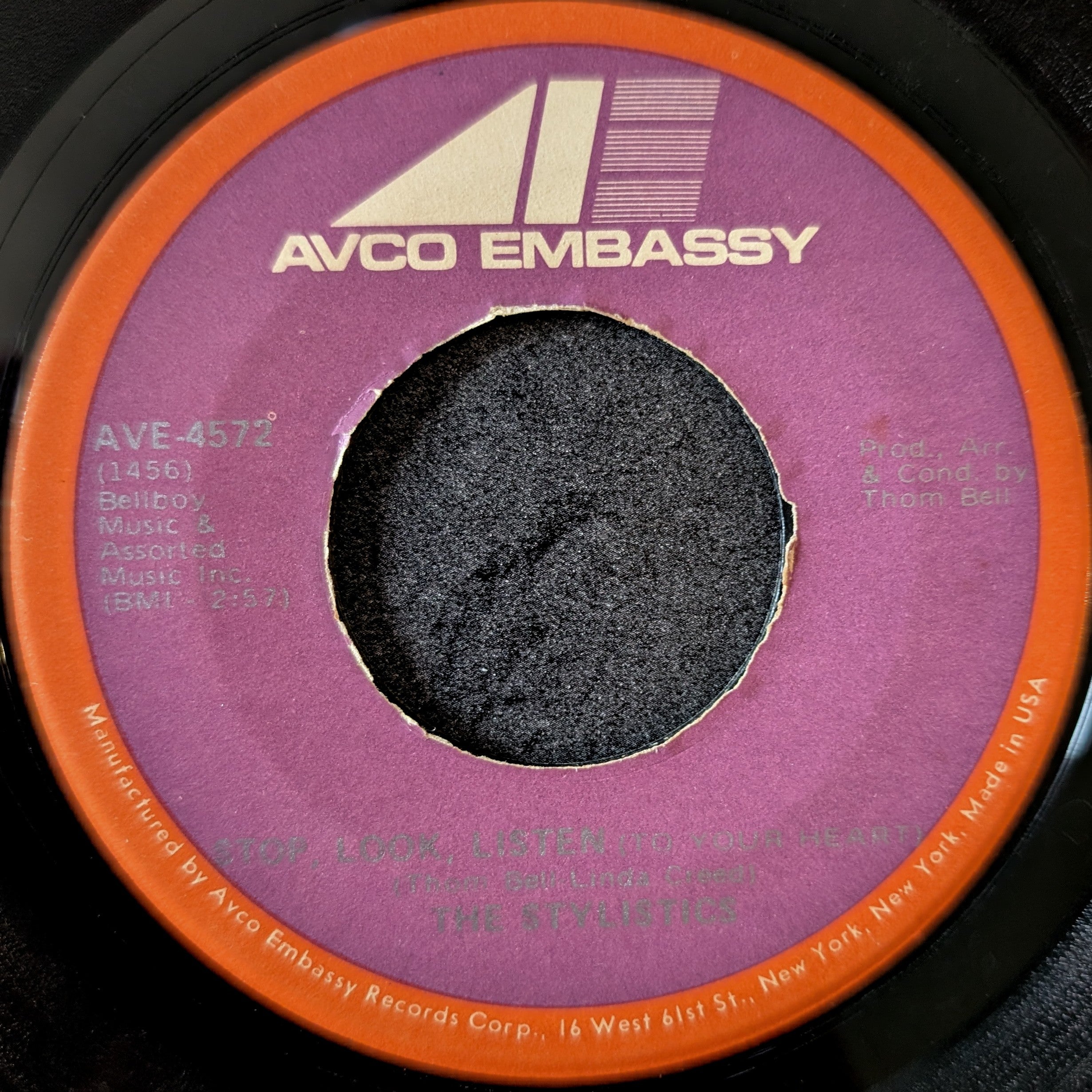 The Stylistics-Stop,look,listen(To your heart)/If I love you