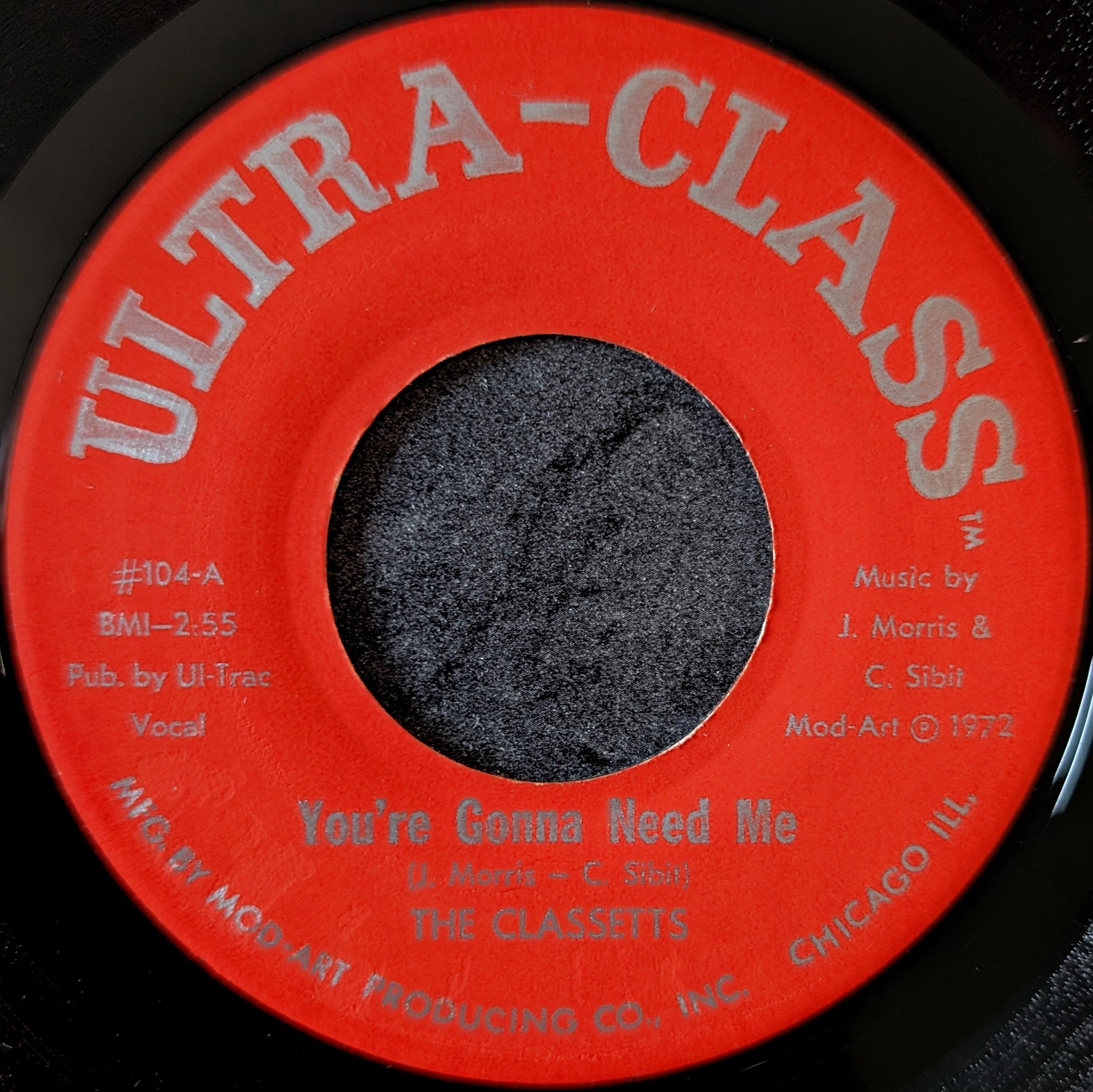 The Classetts-You're gonna need me/I've got to space