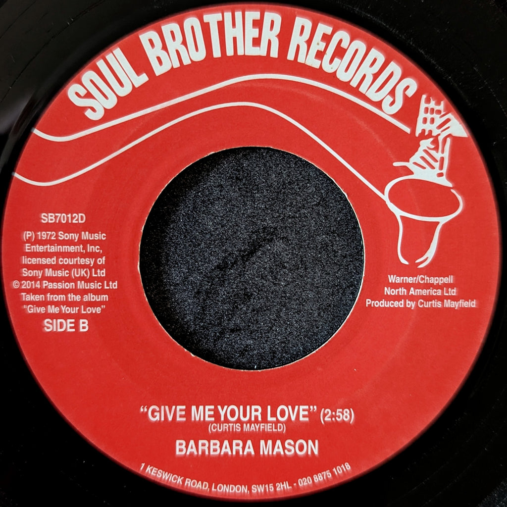 Barbara Mason-World in a crisis/Give me your love